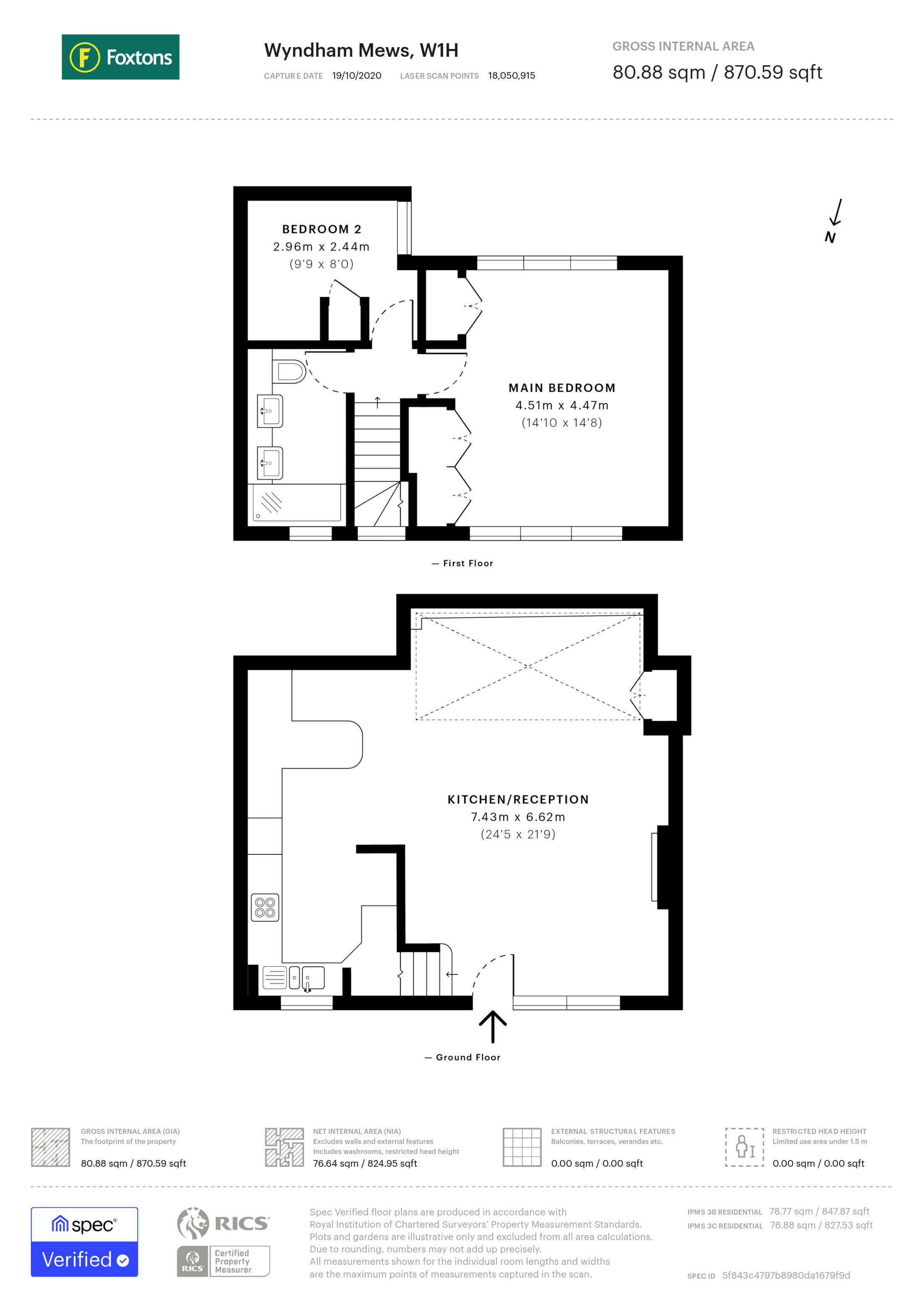 Wyndham Mews, Marylebone floorplan