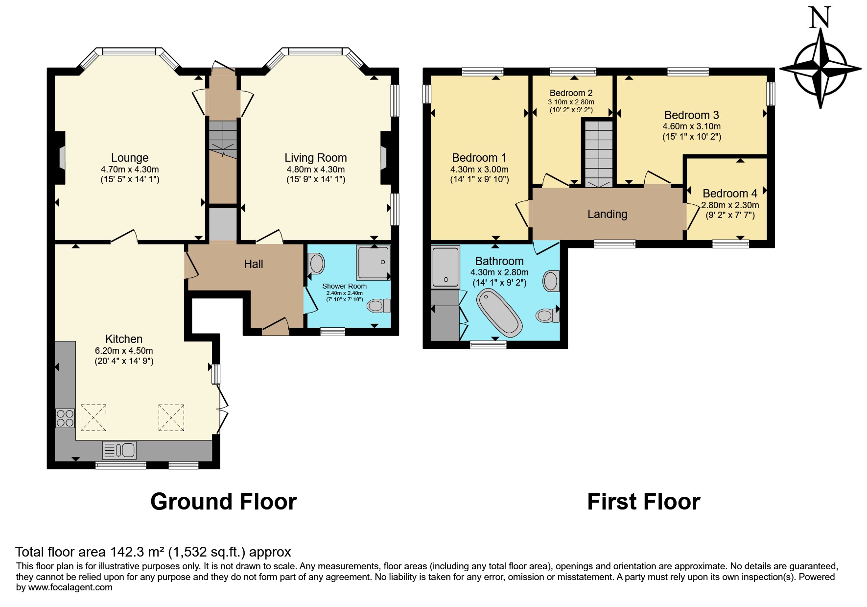 1 Rose Cottages, Burnopfield, Newcastle Upon Tyne floorplan