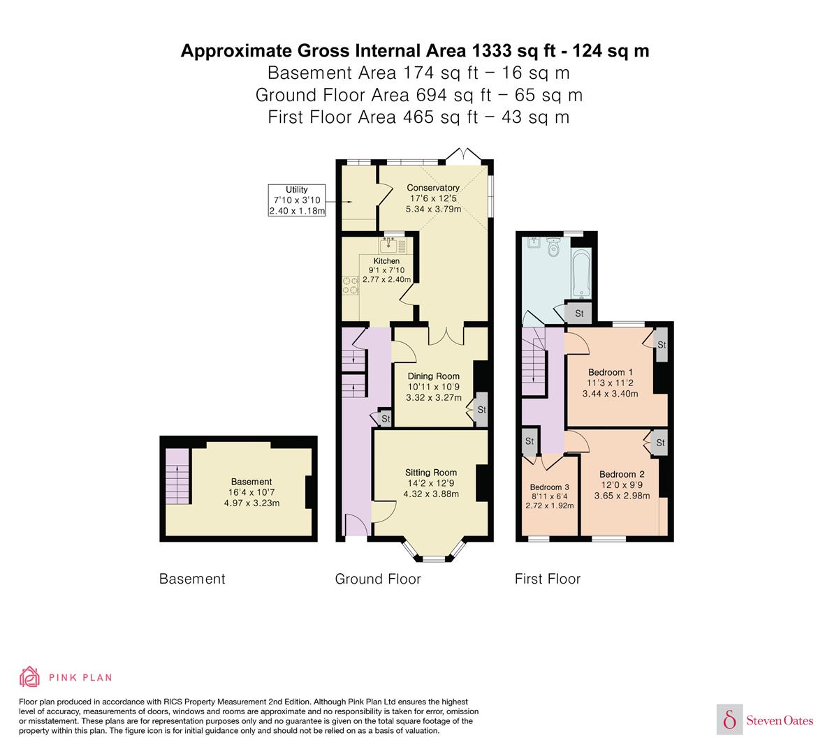 112, Railway Street, Hertford floorplan