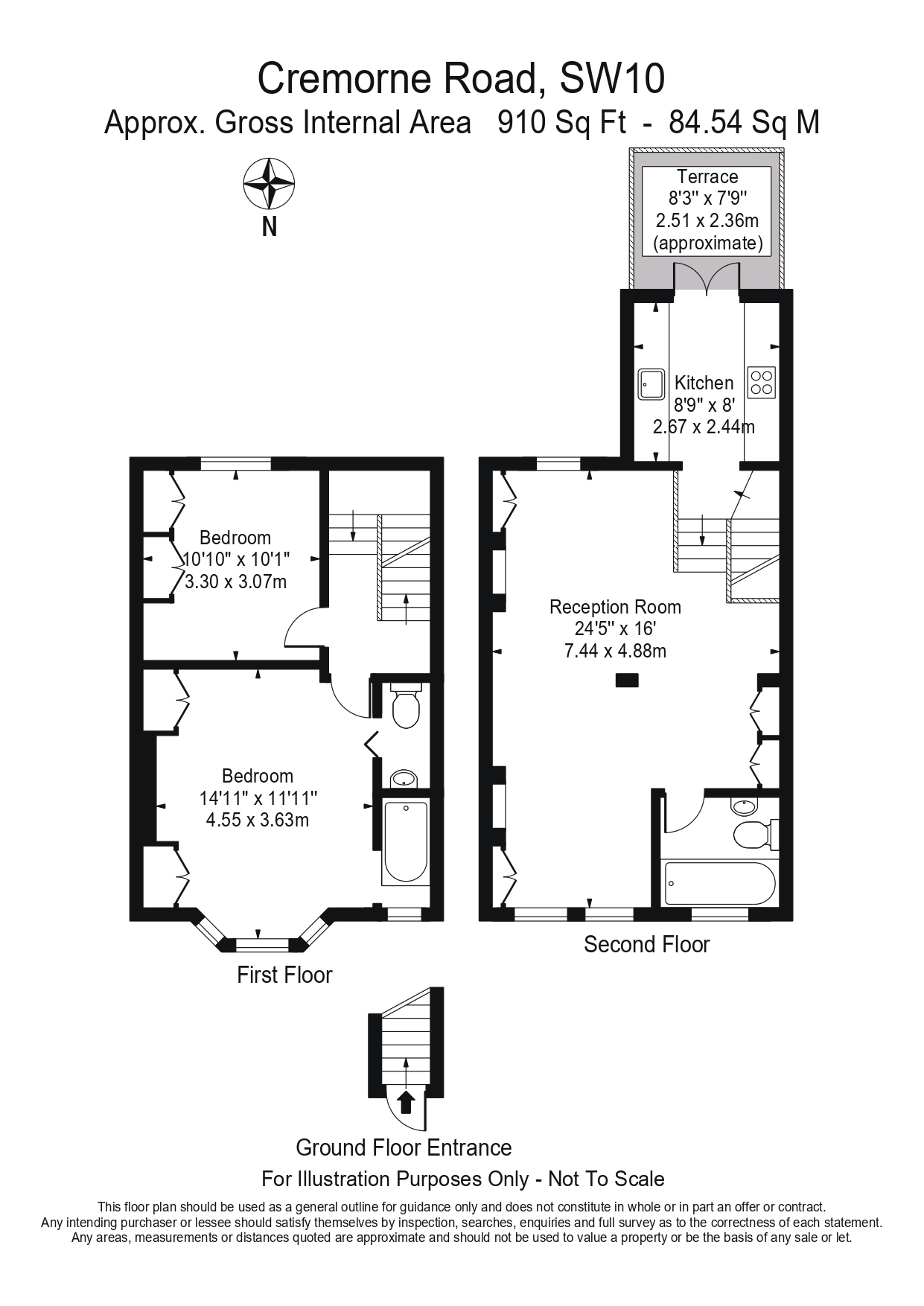 5, Cremorne Road, London floorplan