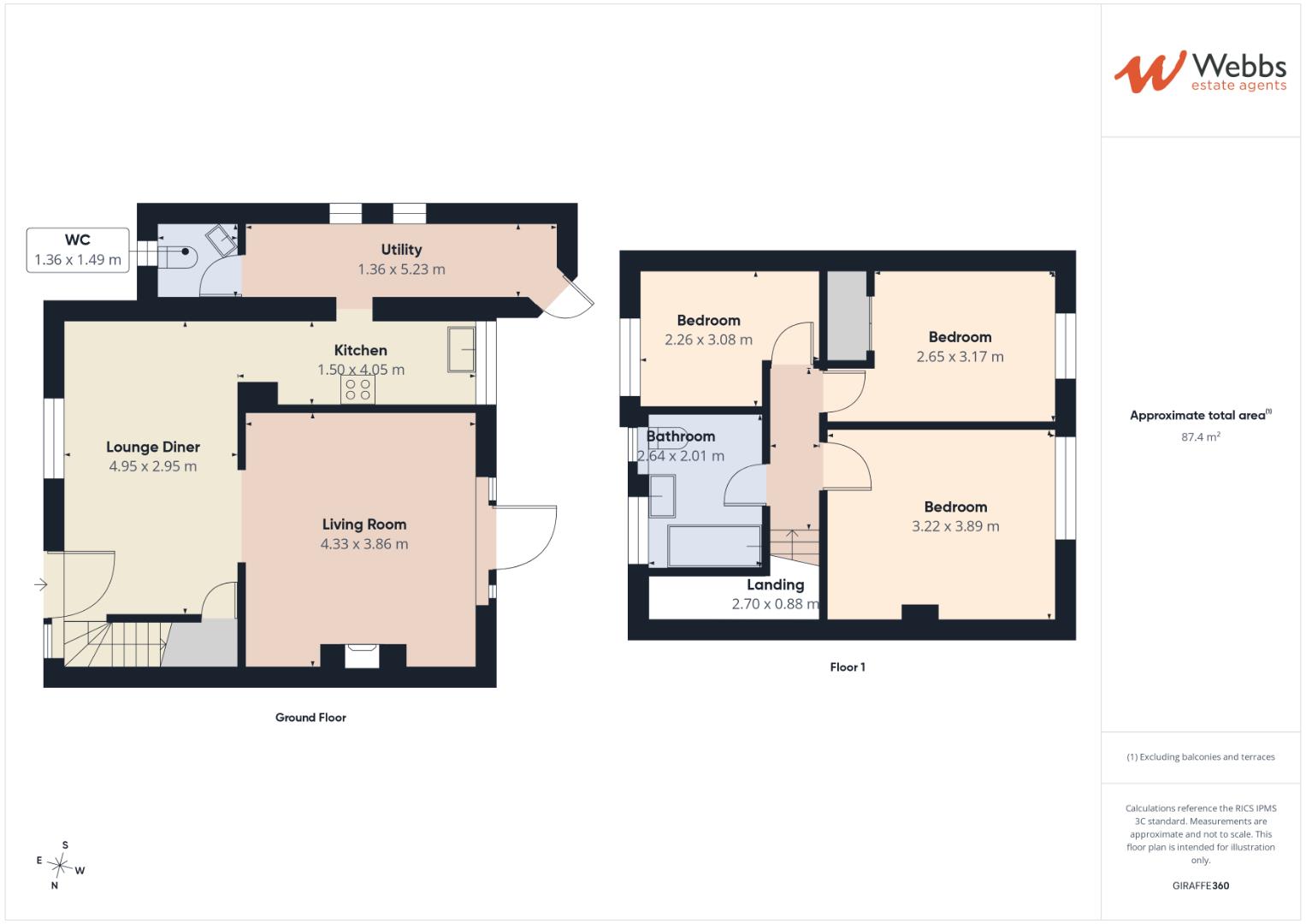 21, Hadley Way, Walsall floorplan