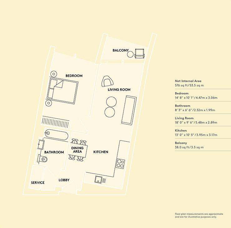 Cutter Lane, London floorplan