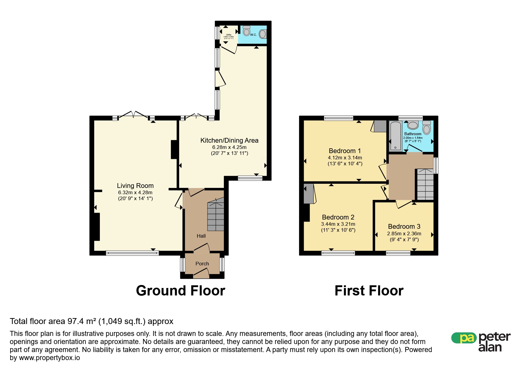 54, Heol Miles, Pontyclun floorplan