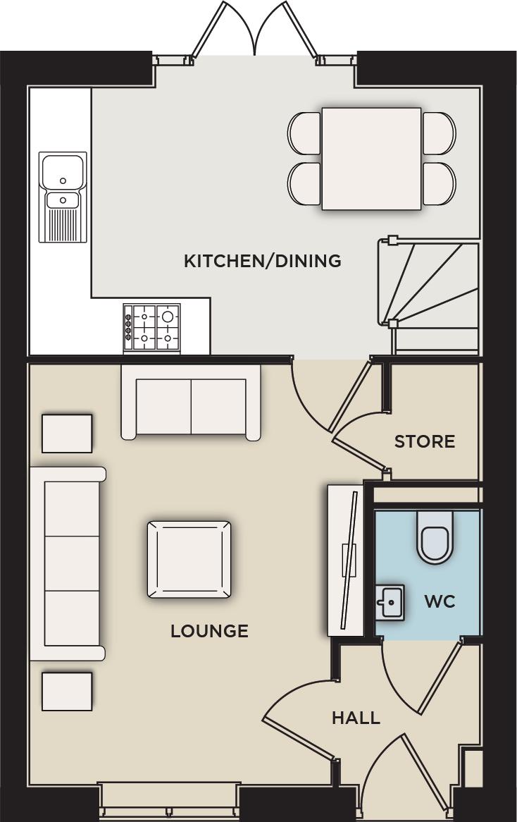 Plot 64 Cropton, Stallingborough Road, Immingham floorplan