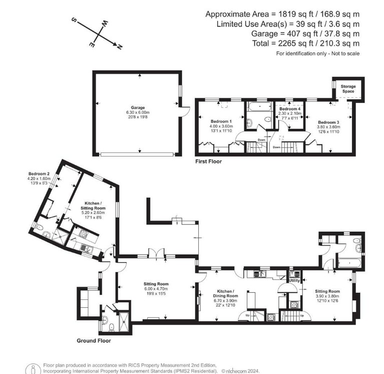 Dale Cottage,, Bratton Fleming, Devon floorplan