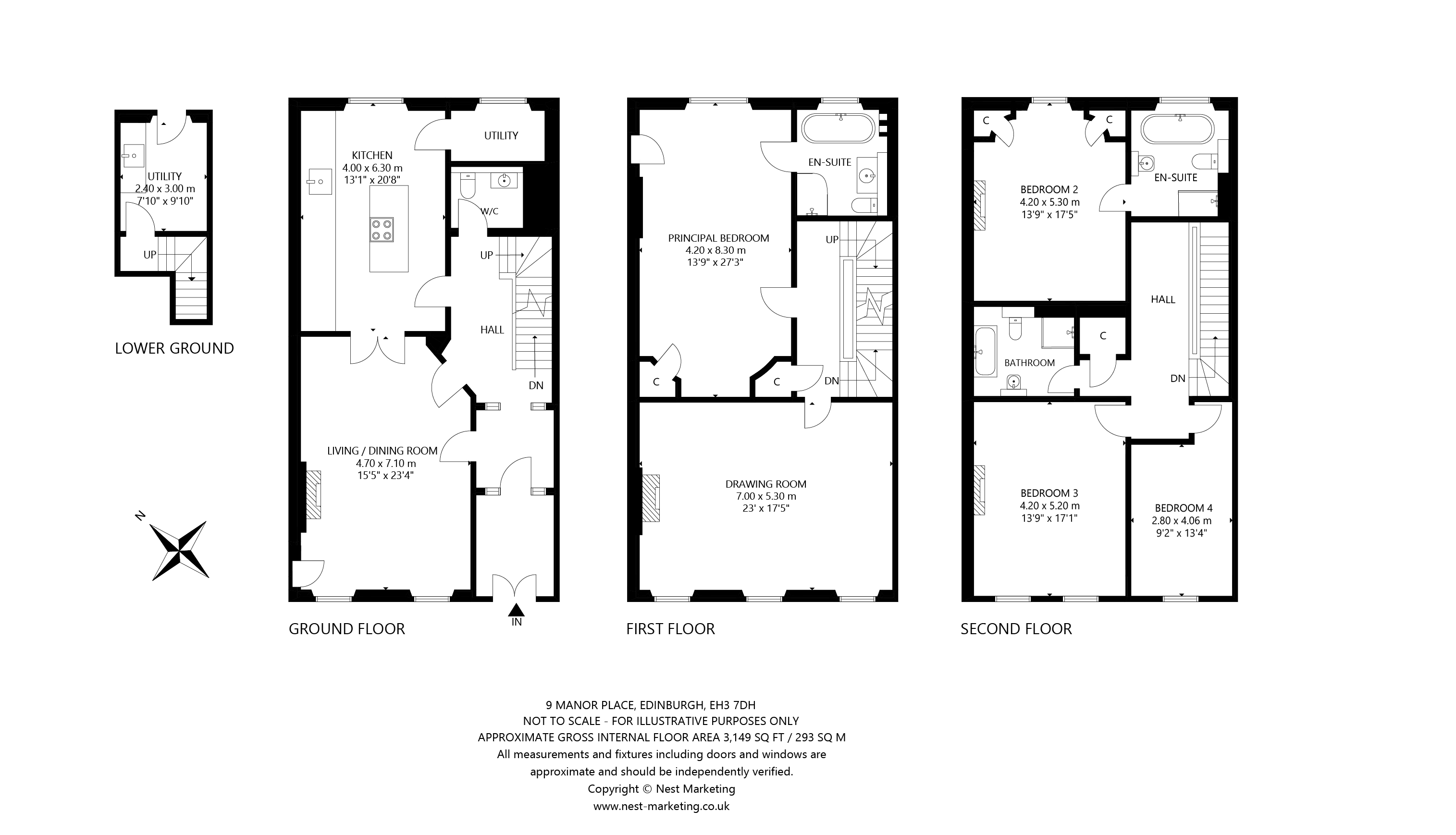 manor-place-edinburgh-midlothian-eh3-4-bedroom-flat-to-rent