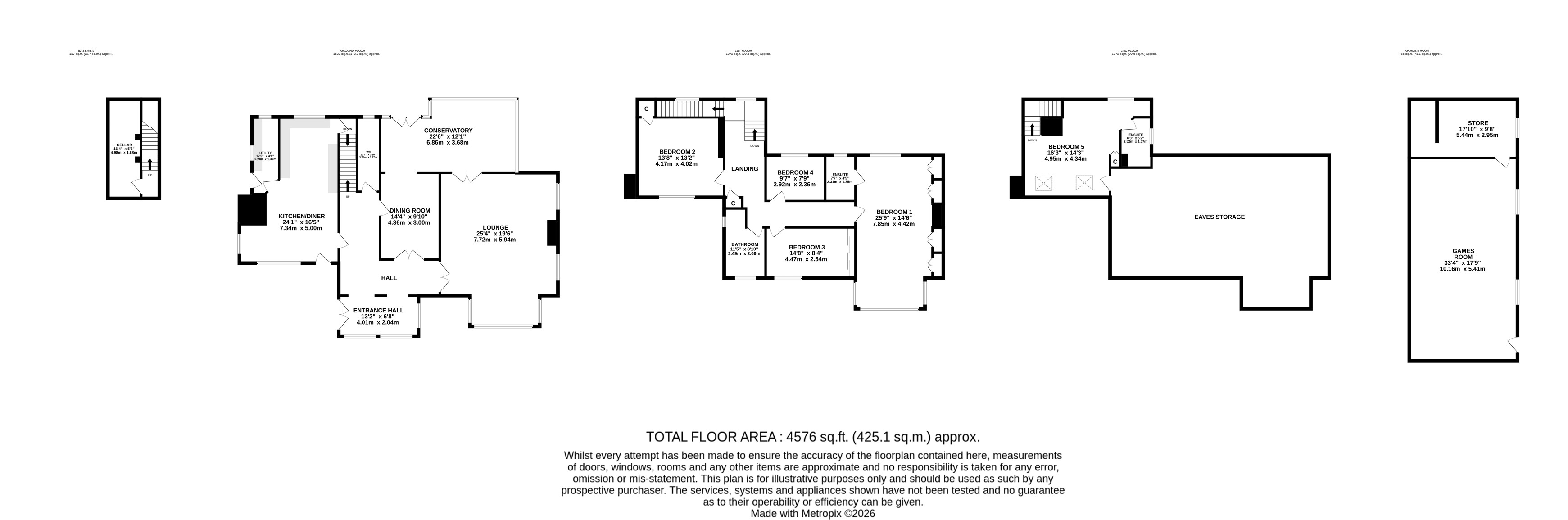 3, Clara Drive, Pudsey floorplan
