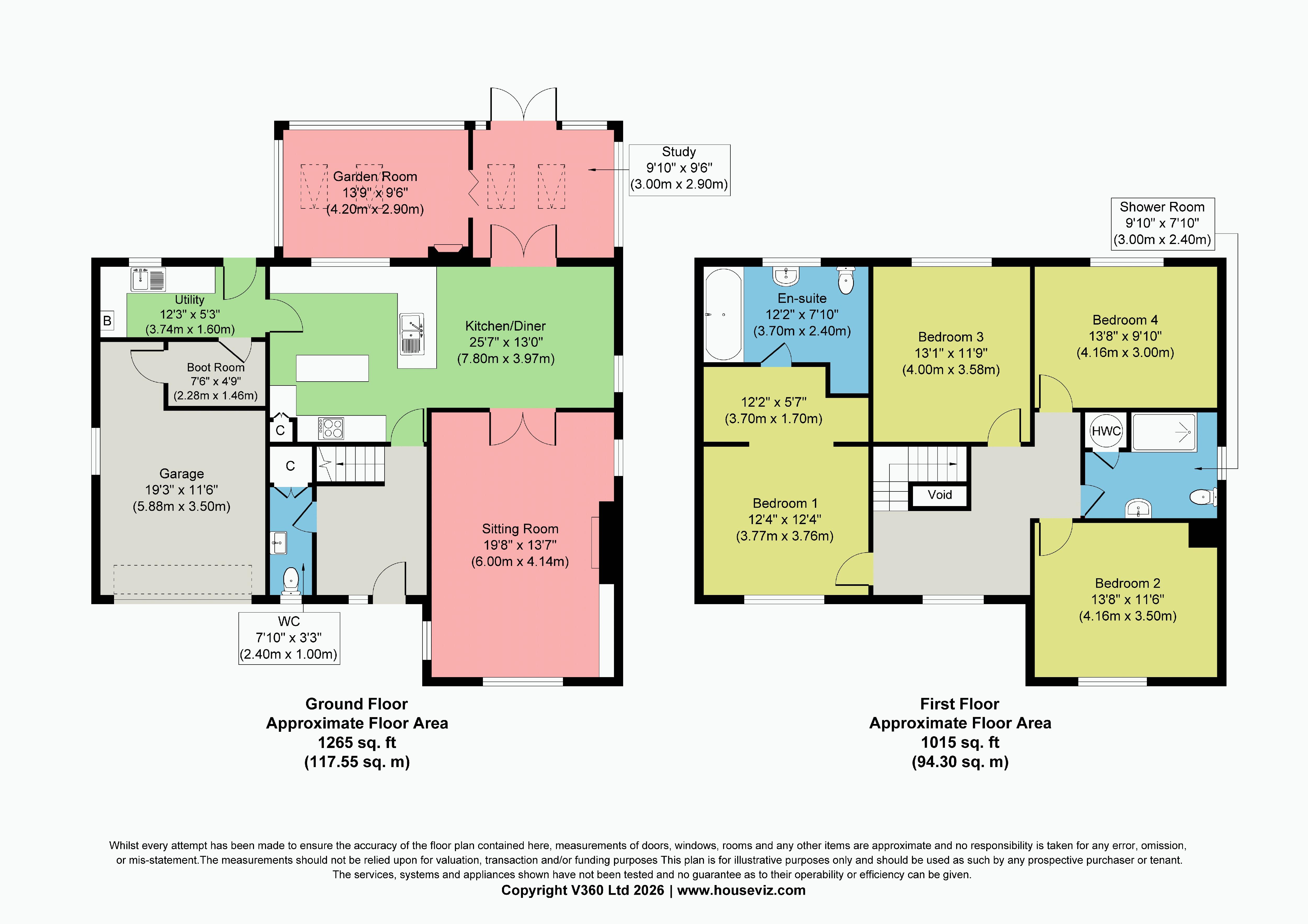 7, Pipers Acre, Pickering floorplan