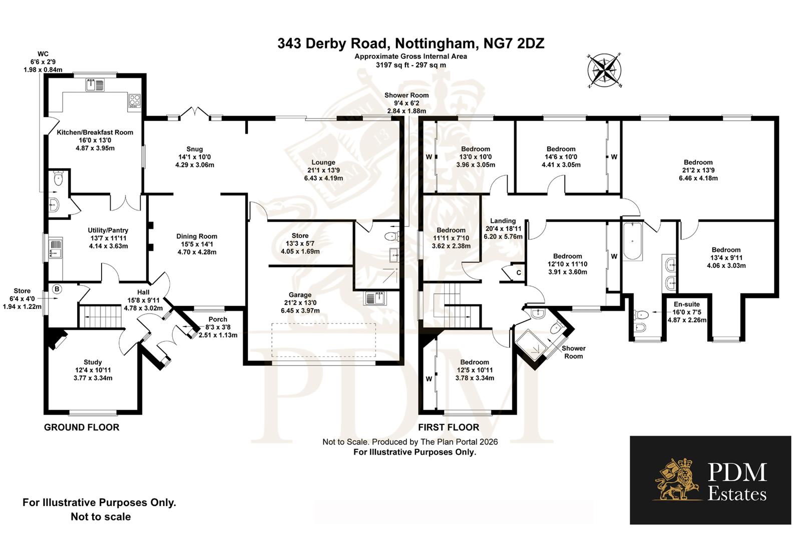 343, Derby Road, Nottingham floorplan