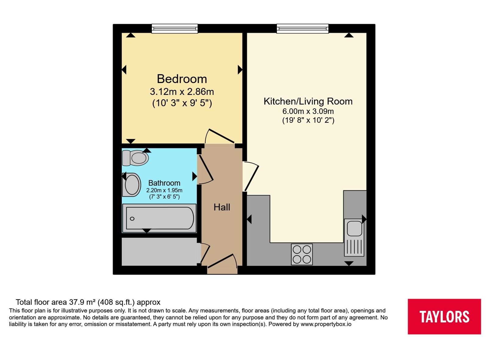 43 Guild House,, Farnsby Street, Wiltshire floorplan
