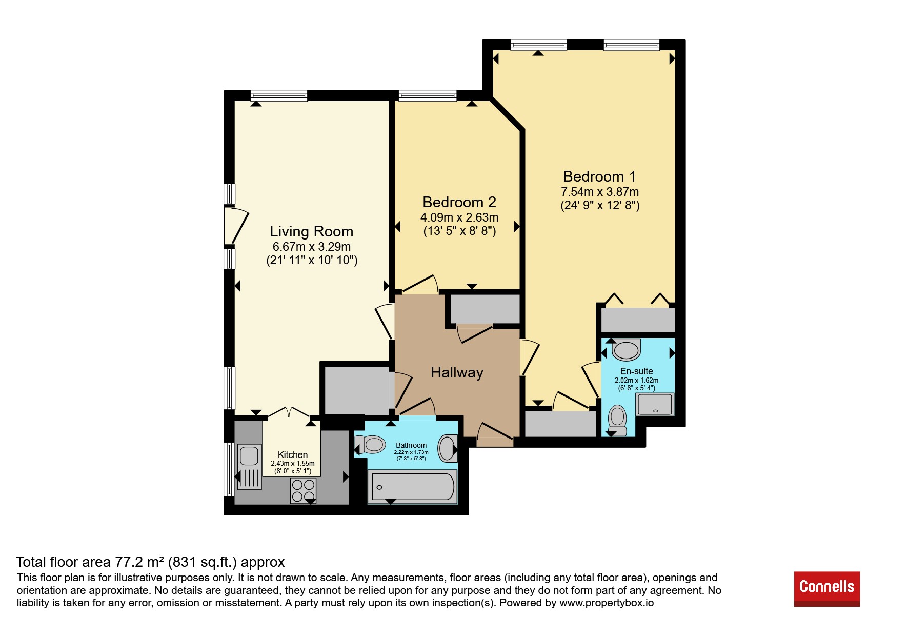 20, Grosvenor Court, Western Road, Ivybridge floorplan