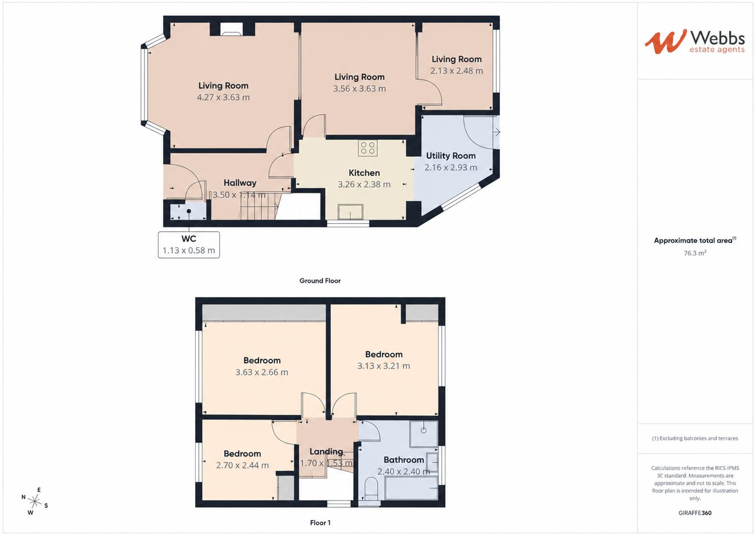 83, Cherry Tree Avenue, Walsall floorplan