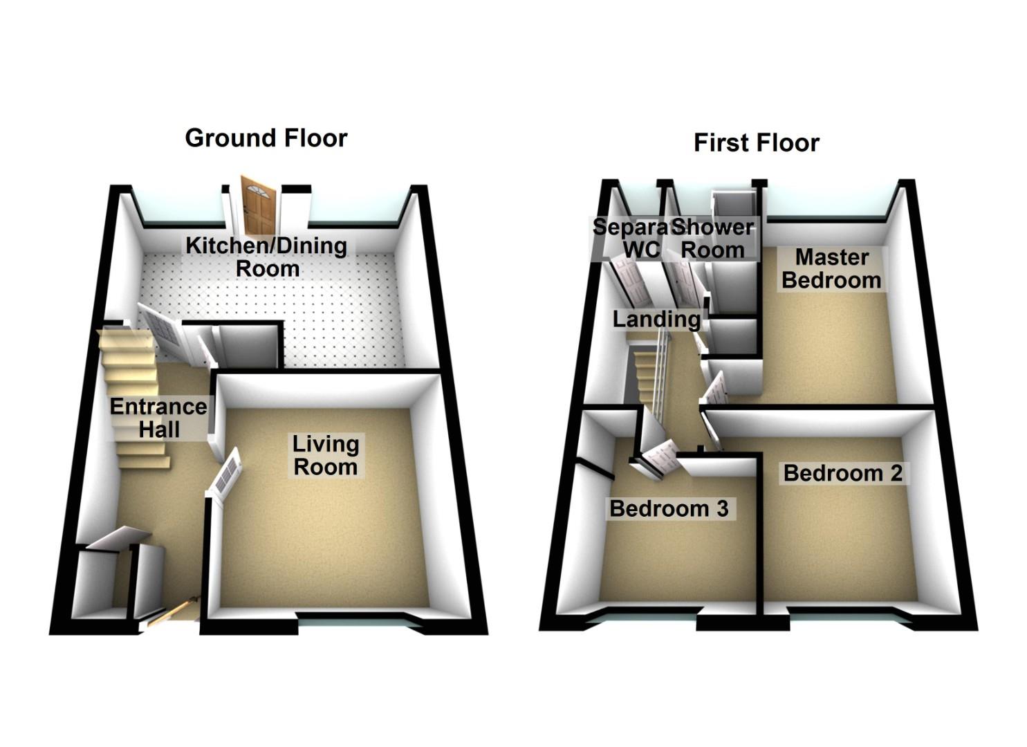 42, Moore Crescent, Southampton floorplan