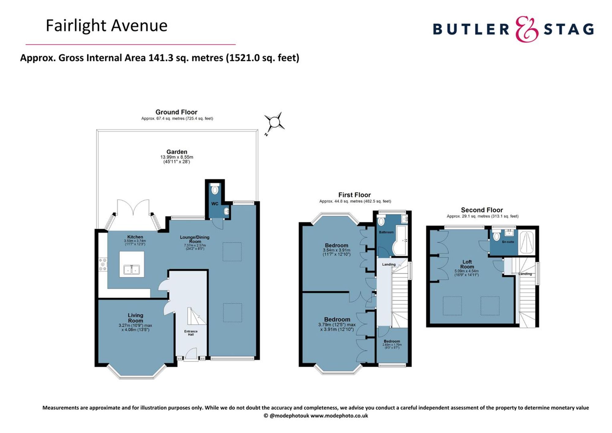 11 Fairlight Avenue, London floorplan