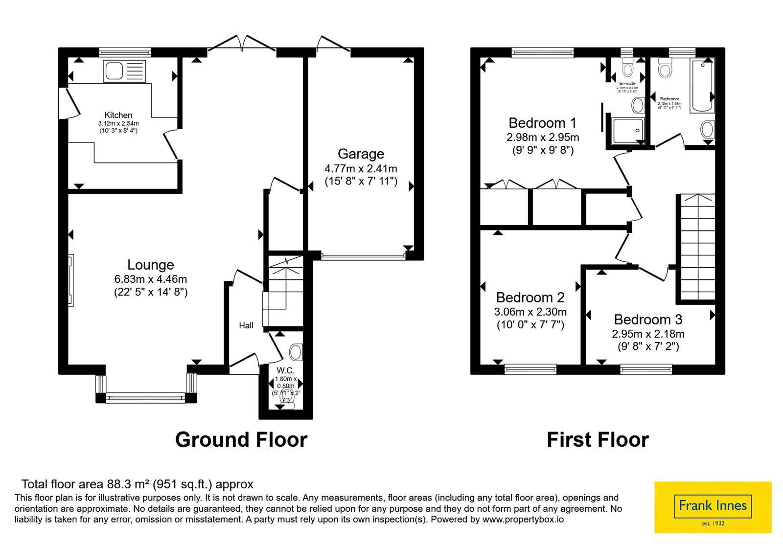 8, Belcher Close, Leicestershire floorplan