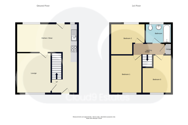 111, Meadfoot Road, Coventry floorplan