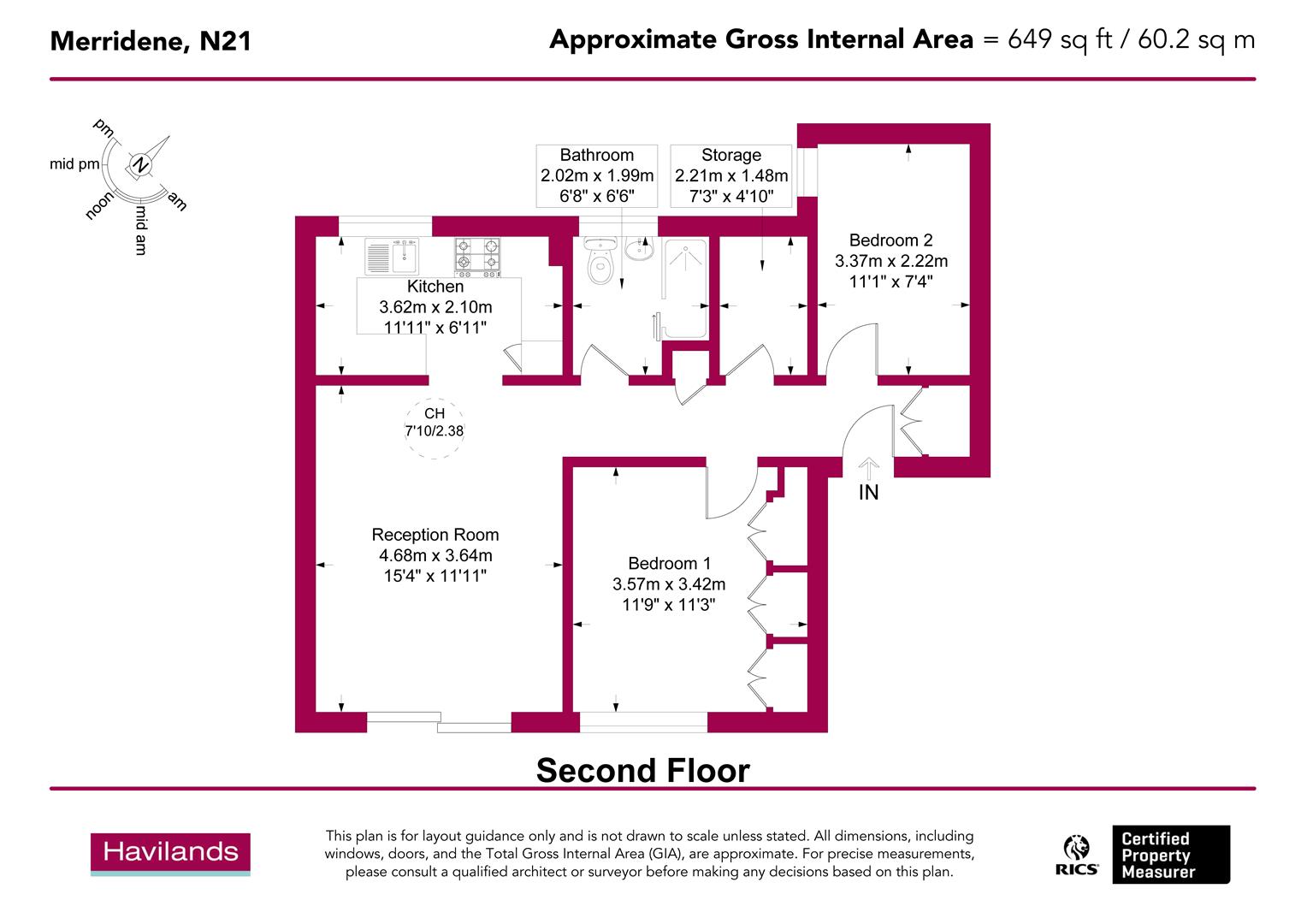 30, Merridene, Grange Park floorplan