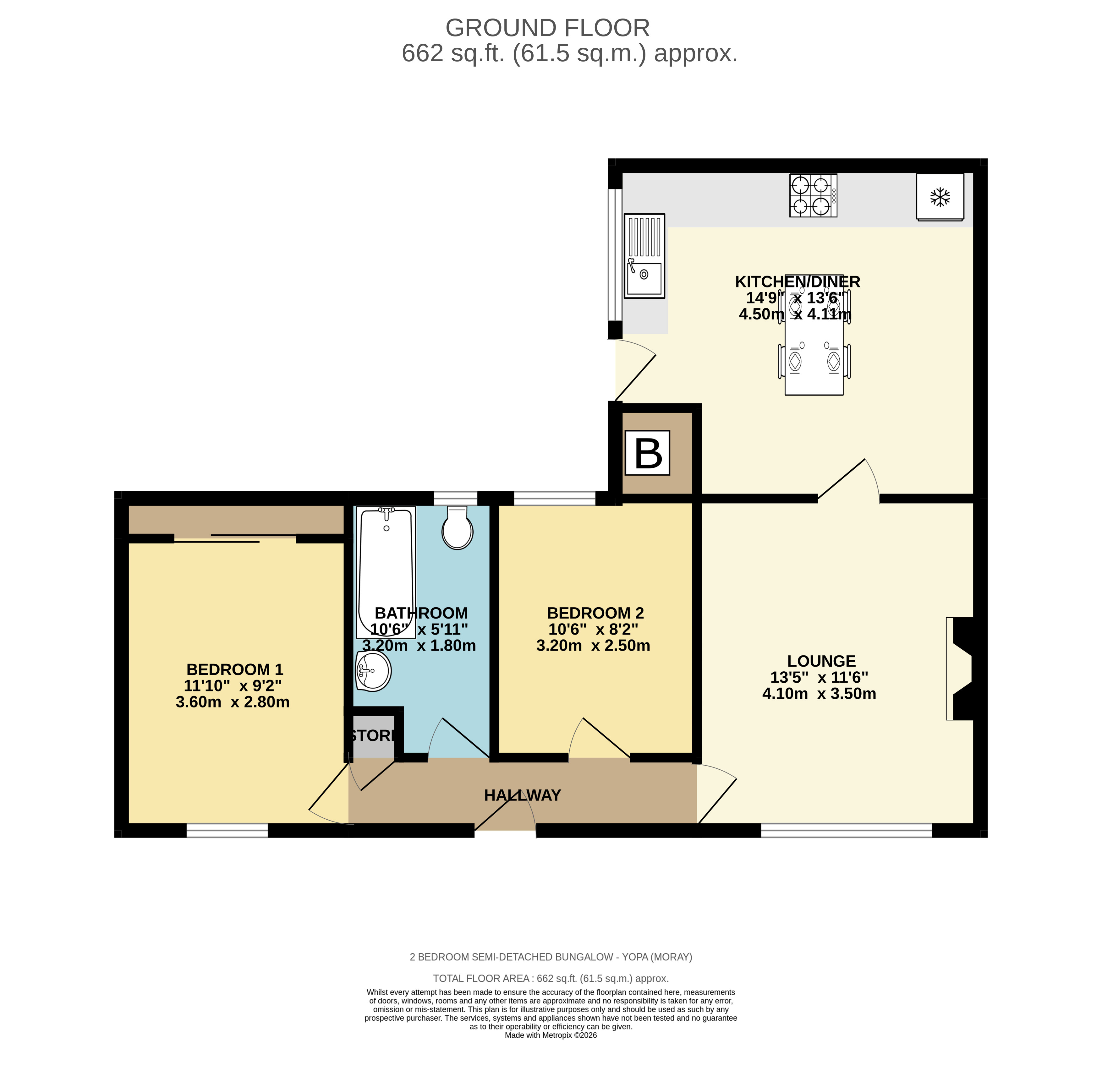 Gordon Street, Portgordon, Buckie floorplan