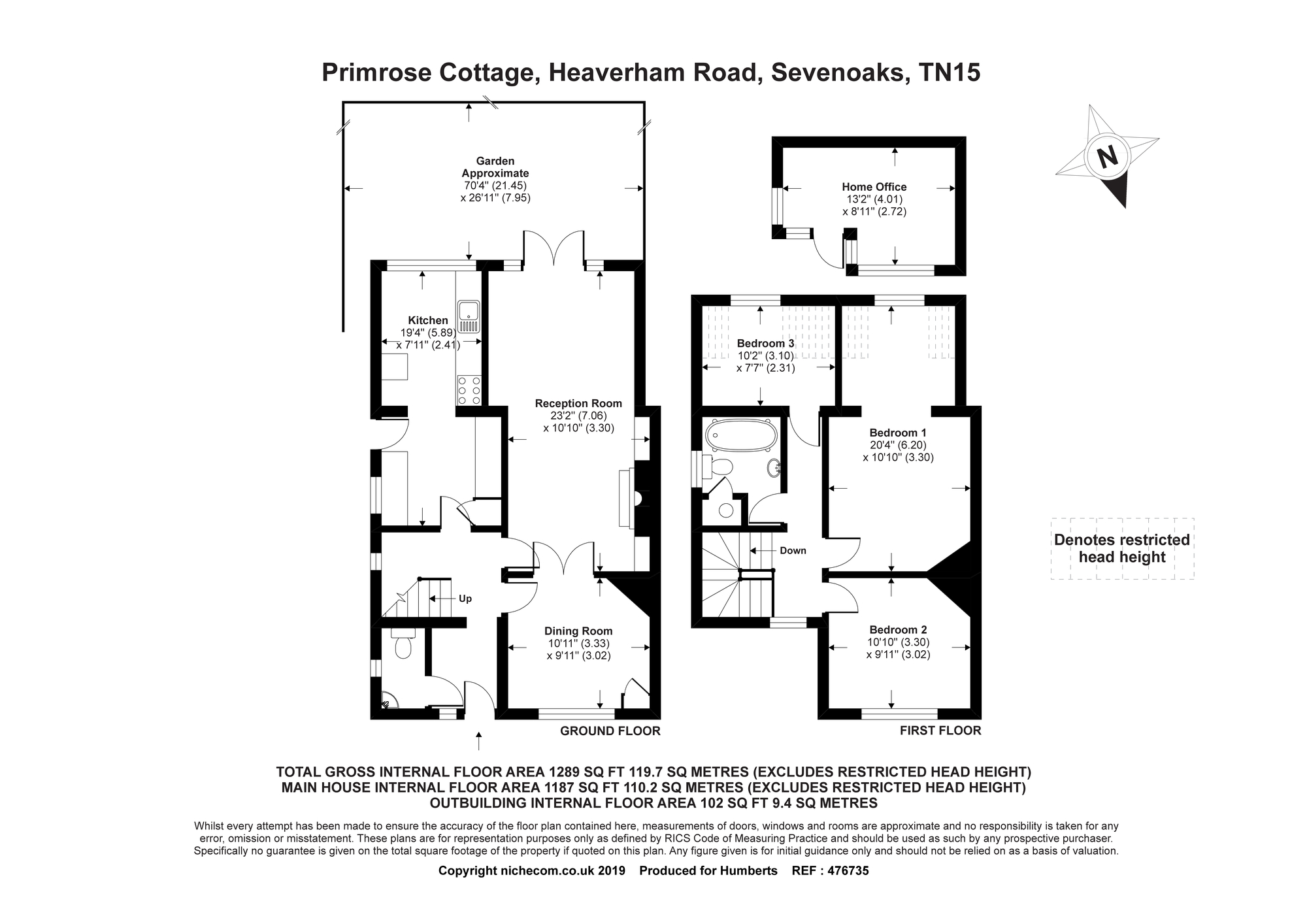 3 Bedrooms Semi-detached house for sale in Heaverham Road, Heaverham, Kent TN15