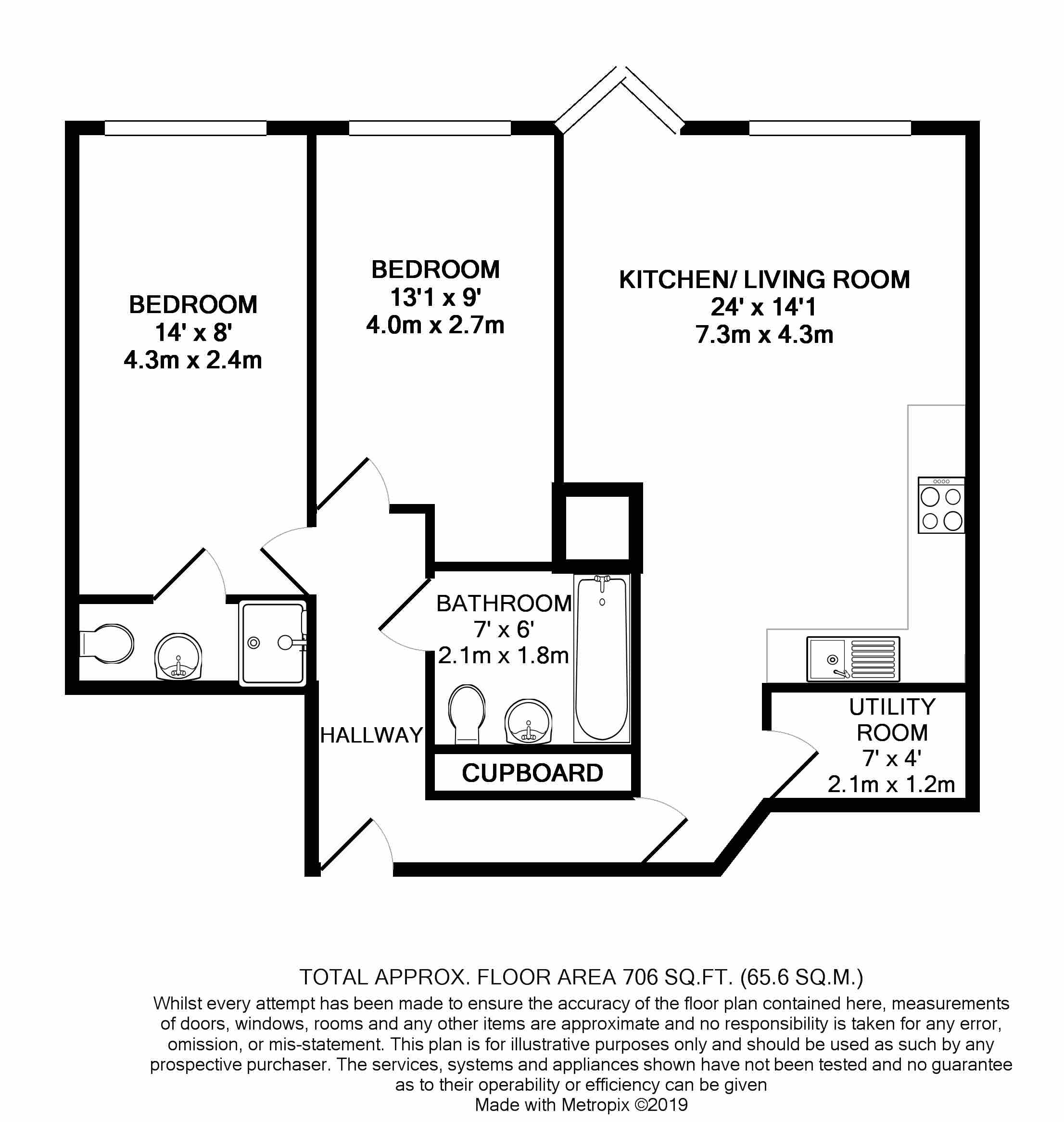 2 bed flat to rent in Ringside, High Street, Bracknell RG12 Zoopla