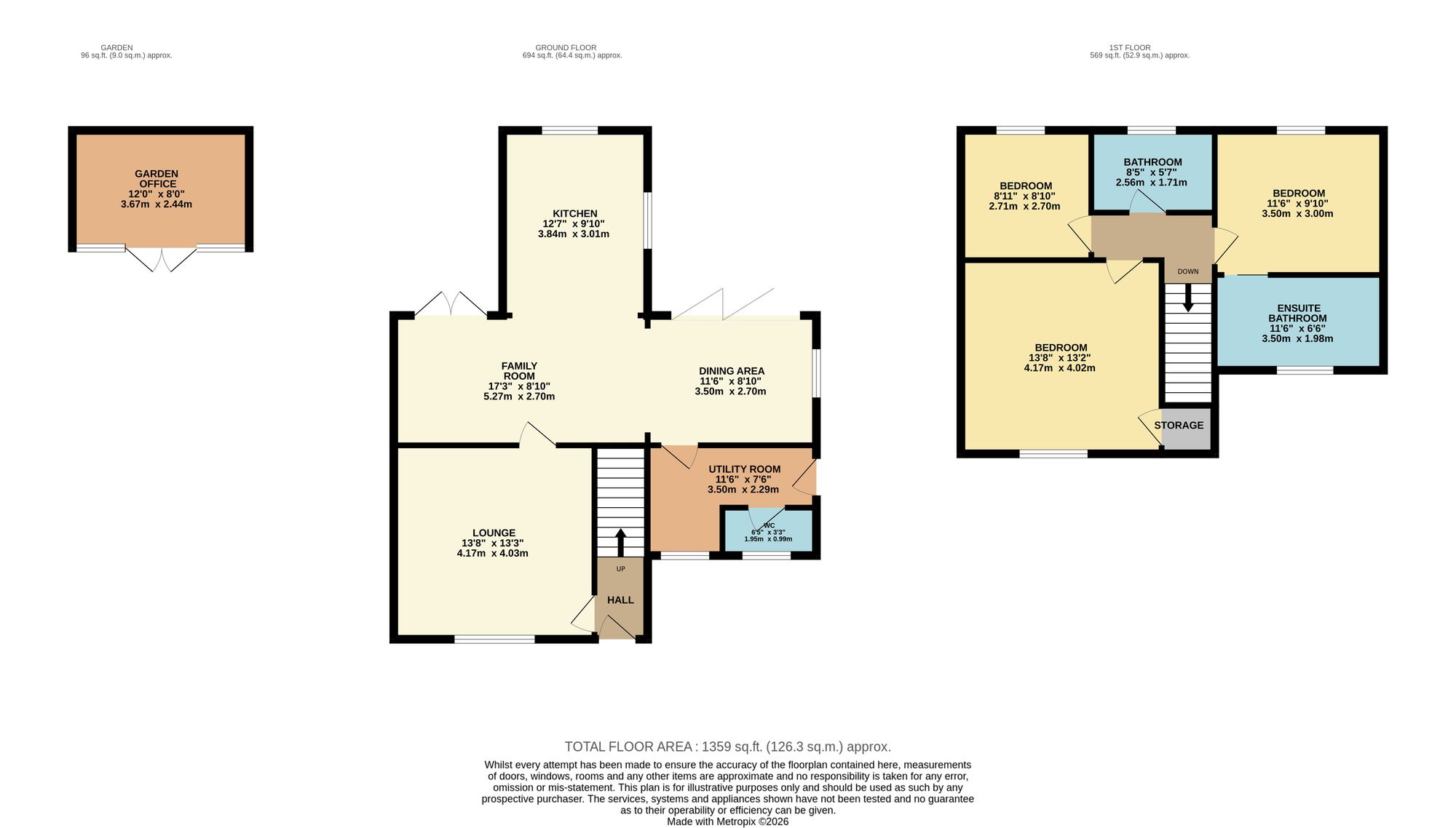2 Station Road, Southam floorplan