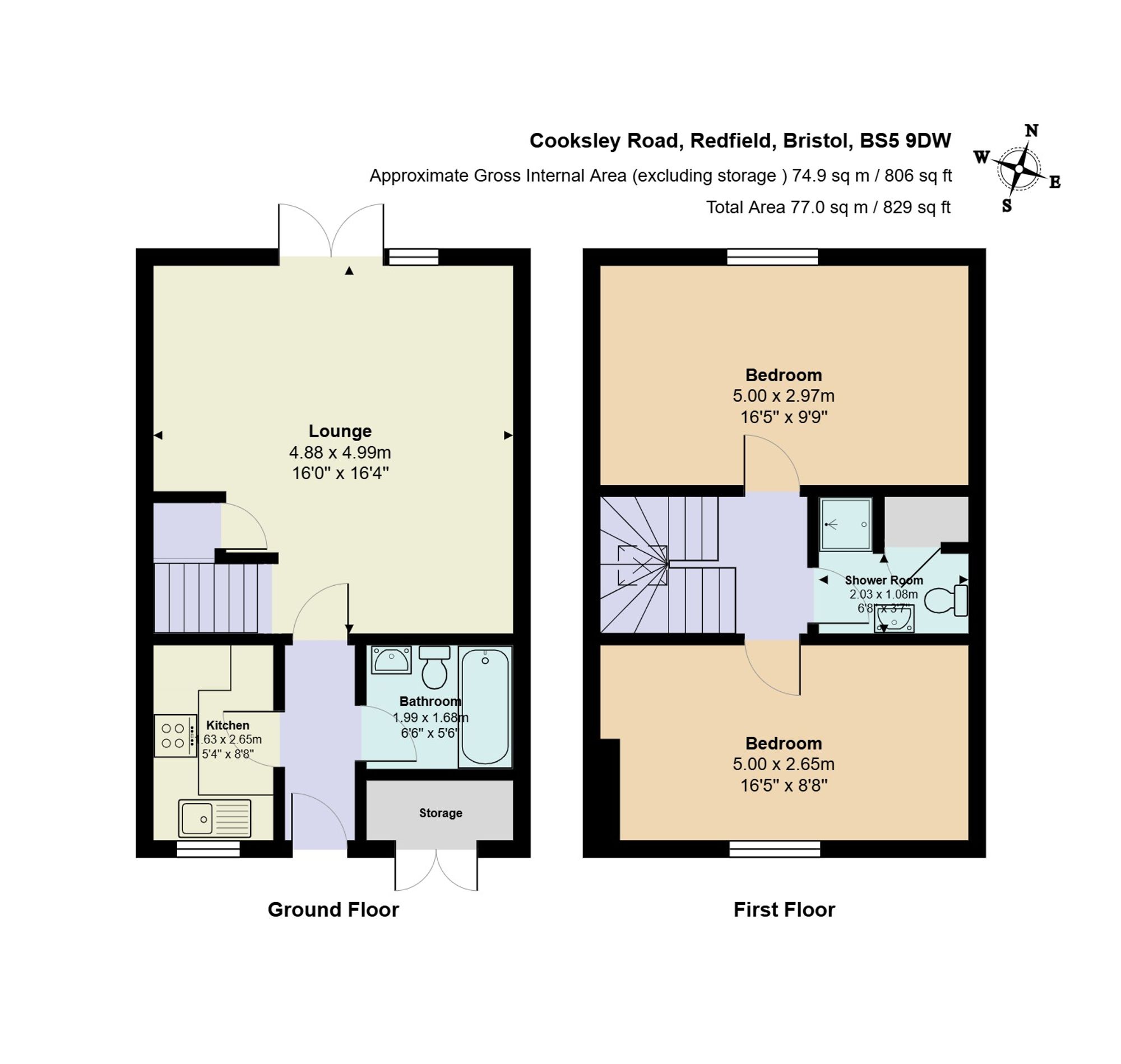 2 Cooksley Road, Bristol floorplan