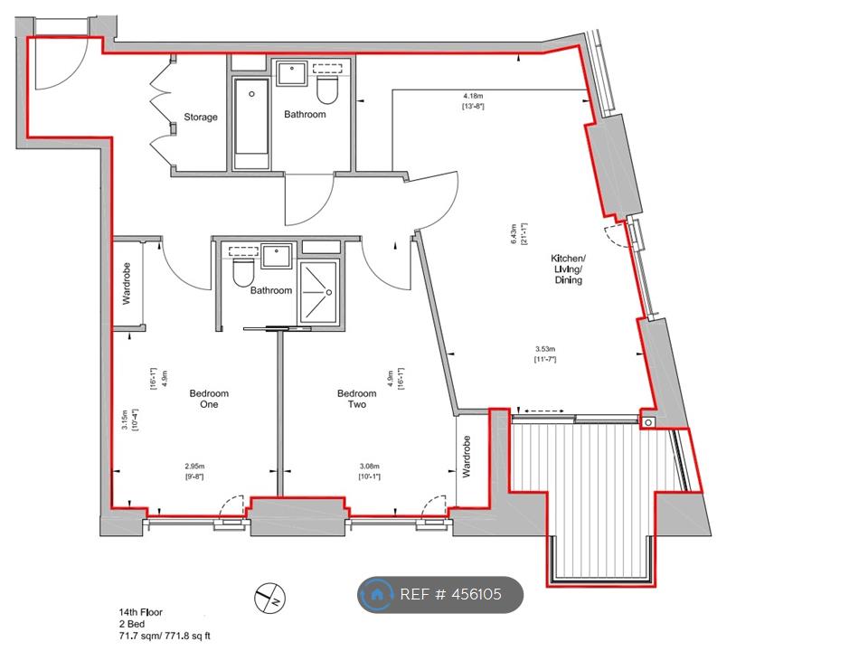 2 Bedrooms Flat to rent in Station Road, London SE13