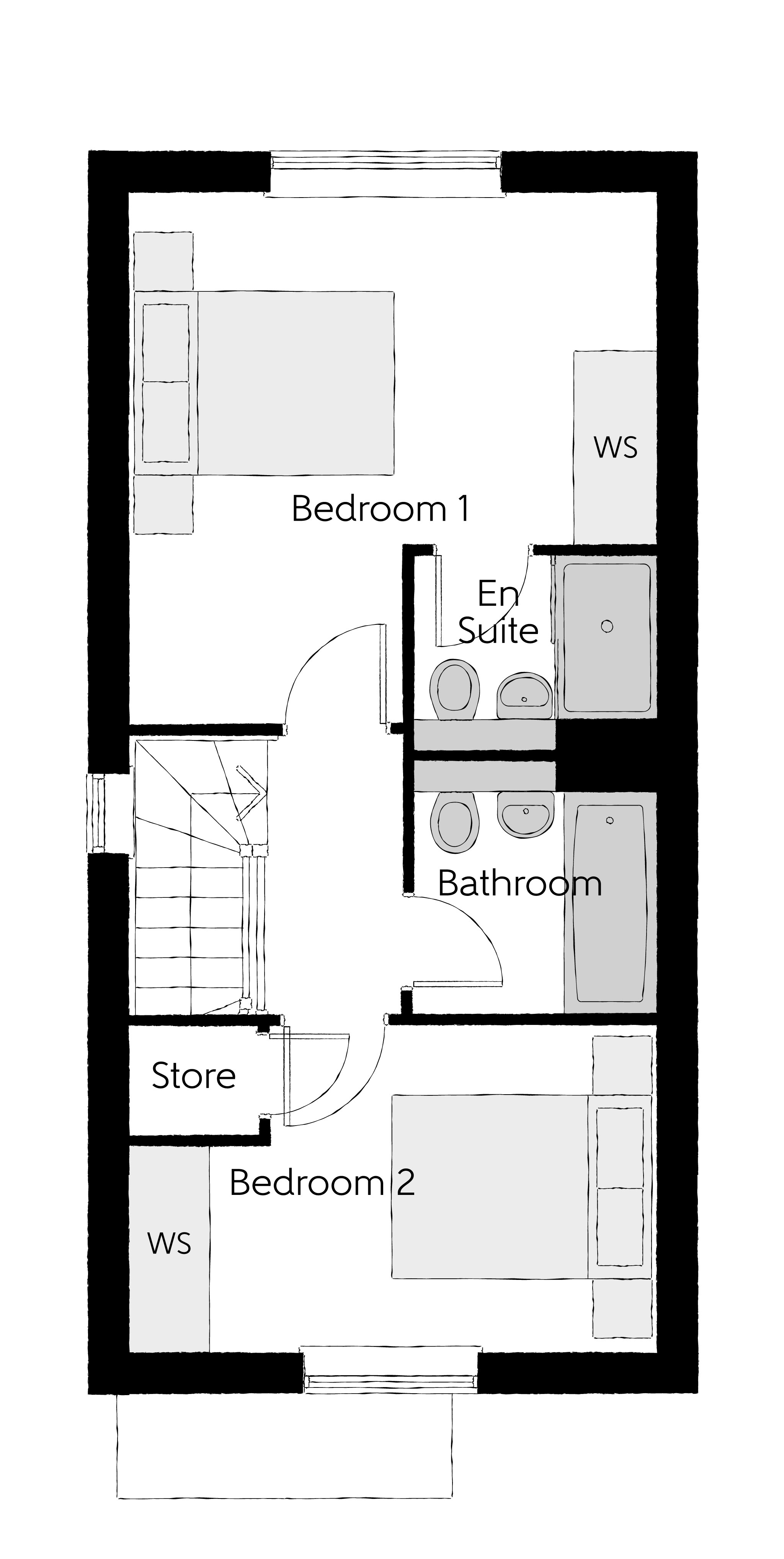 338, Lower Callerton, Newcastle Upon Tyne floorplan
