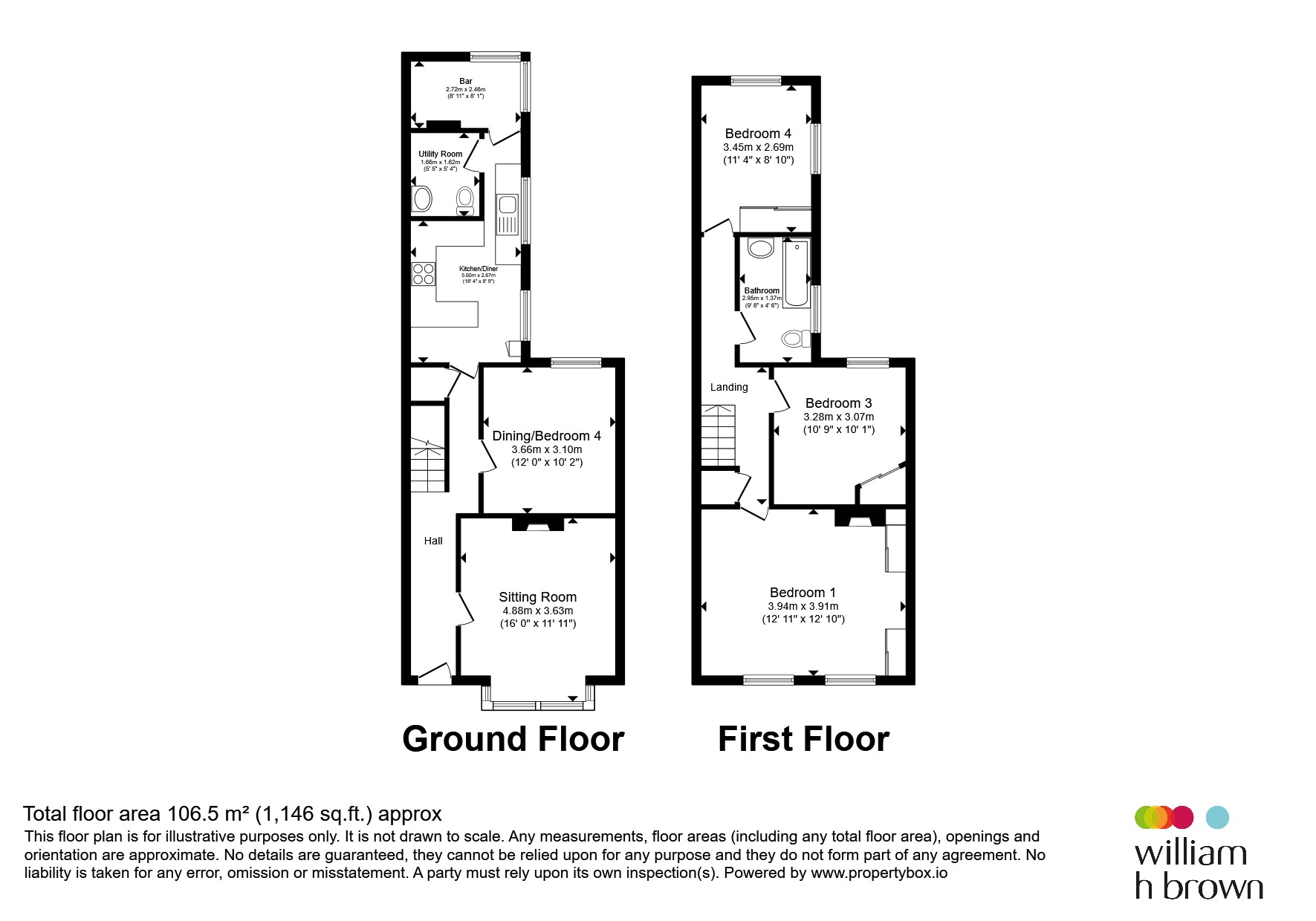 11, Lower Cliff Road, Great Yarmouth floorplan