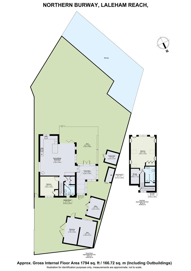 1 Northern Burway, Laleham Reach, Chertsey floorplan