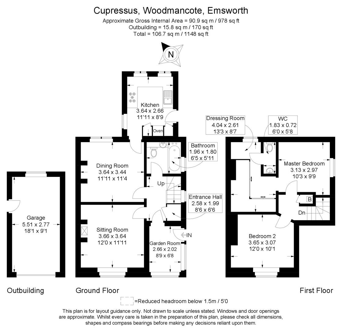 Cupressus, Woodmancote floorplan