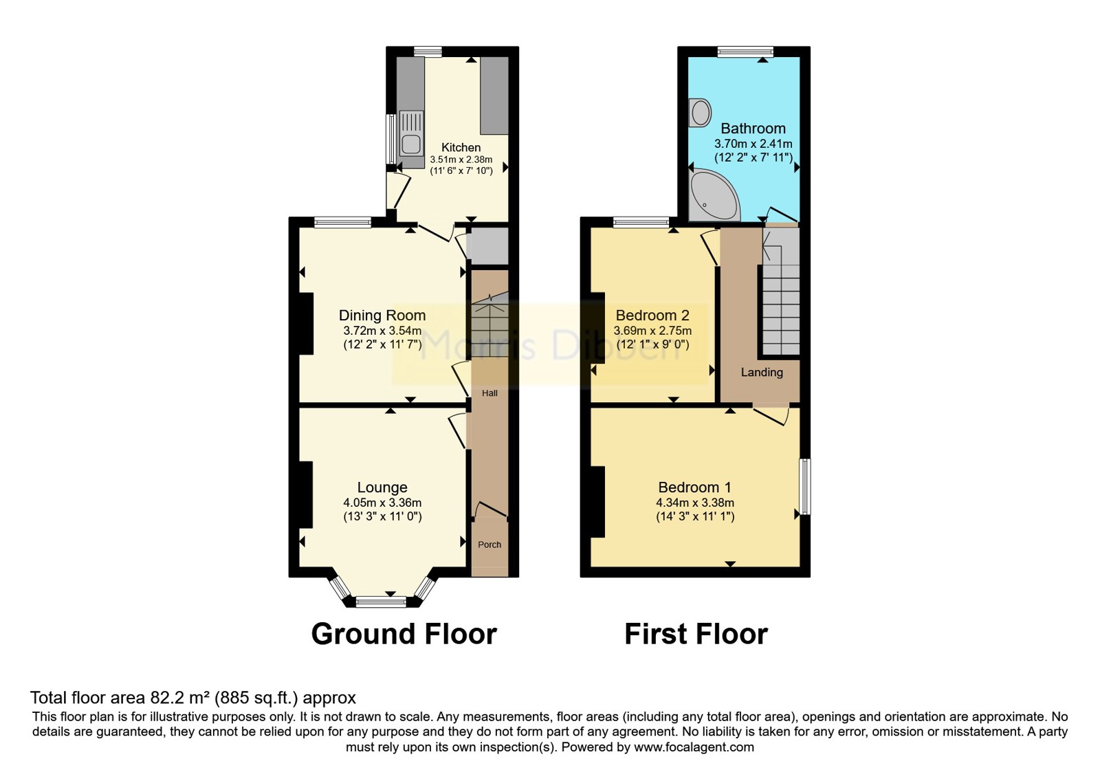 66, Northcote Road, Southampton floorplan