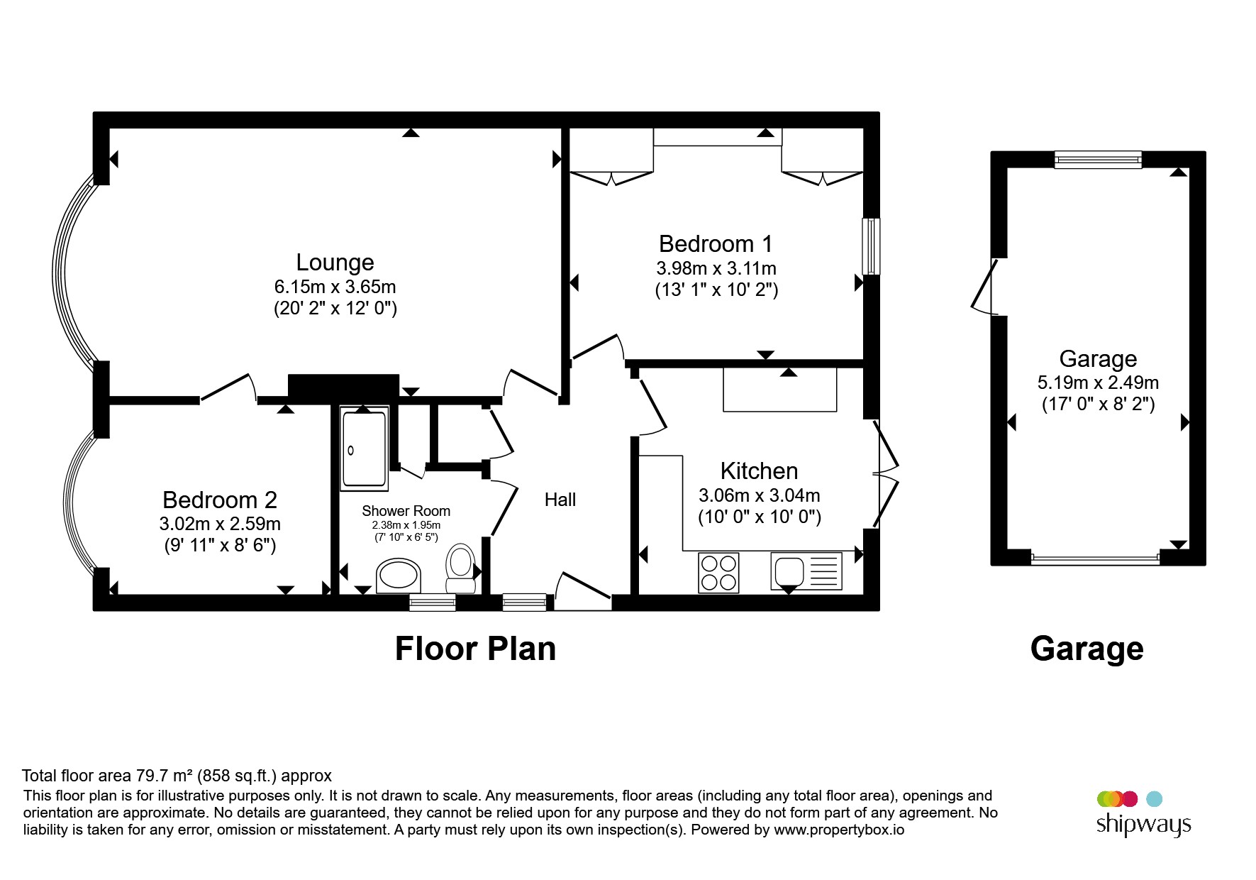 199, Tennyson Way, Kidderminster floorplan