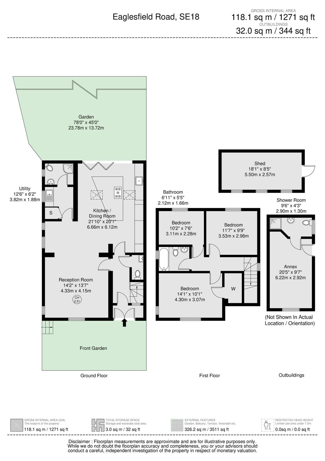 46, Eaglesfield Road, Plumstead floorplan