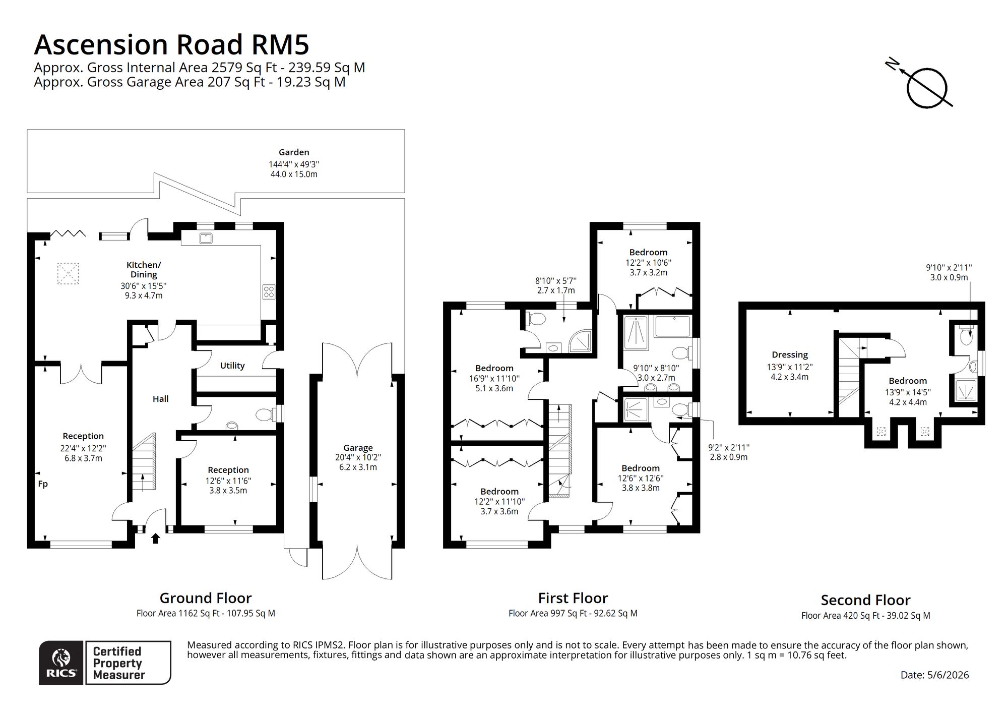 8 Ascension Road, Romford floorplan