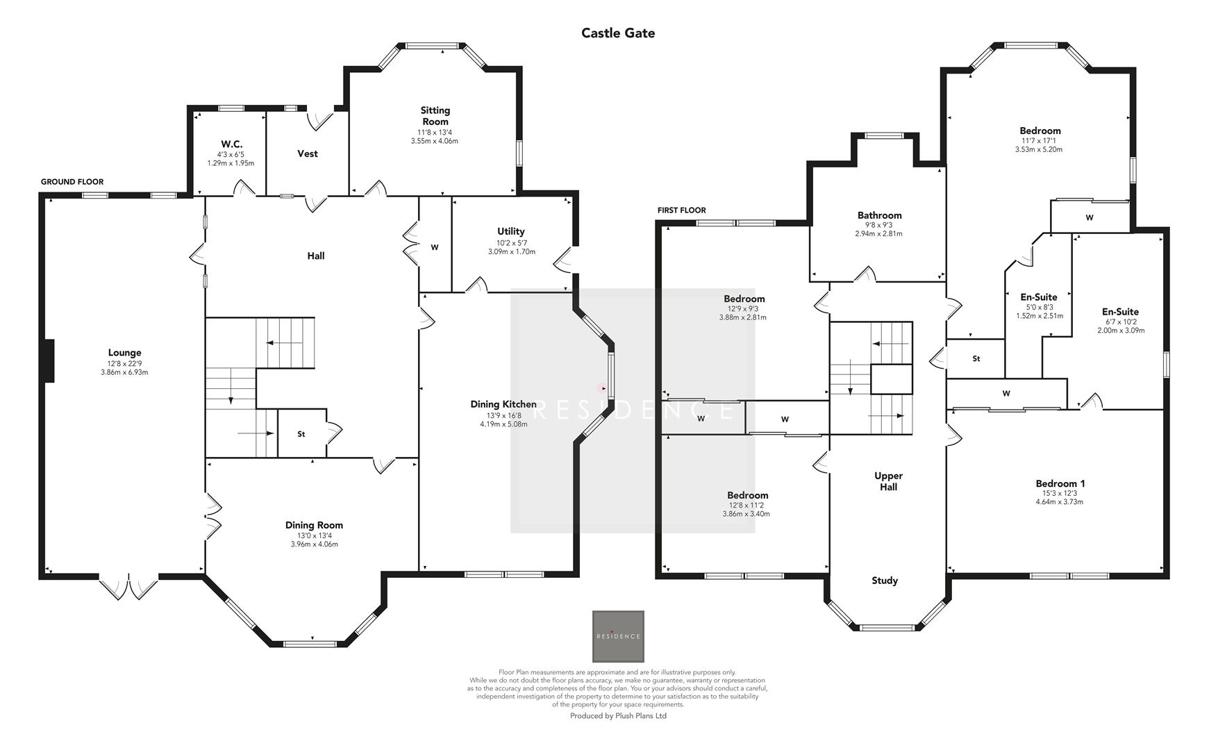 44, Castle Gate, Glasgow floorplan