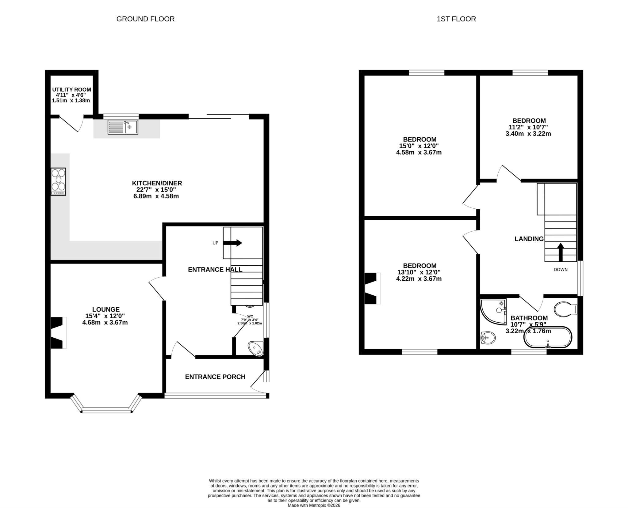 3, The Avenue, Totland Bay floorplan