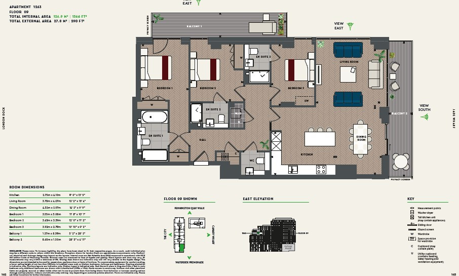 Jade Wharf, London floorplan