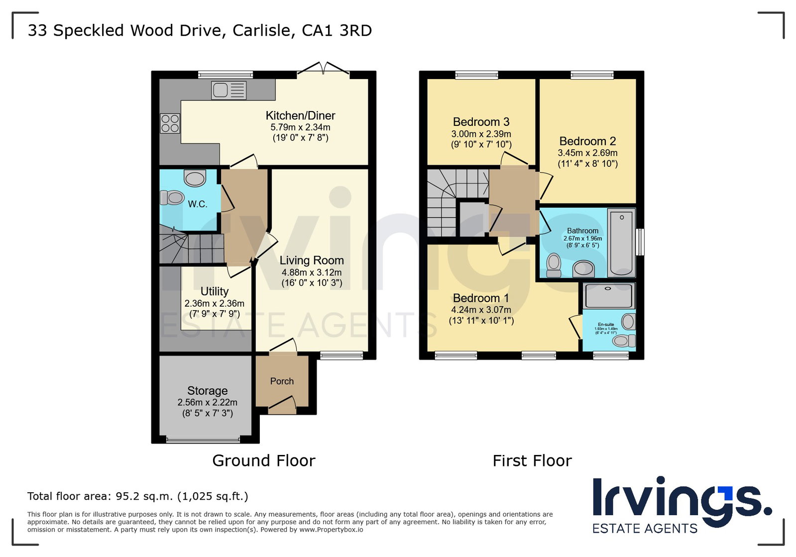 33, Speckled Wood Drive, Carlisle floorplan