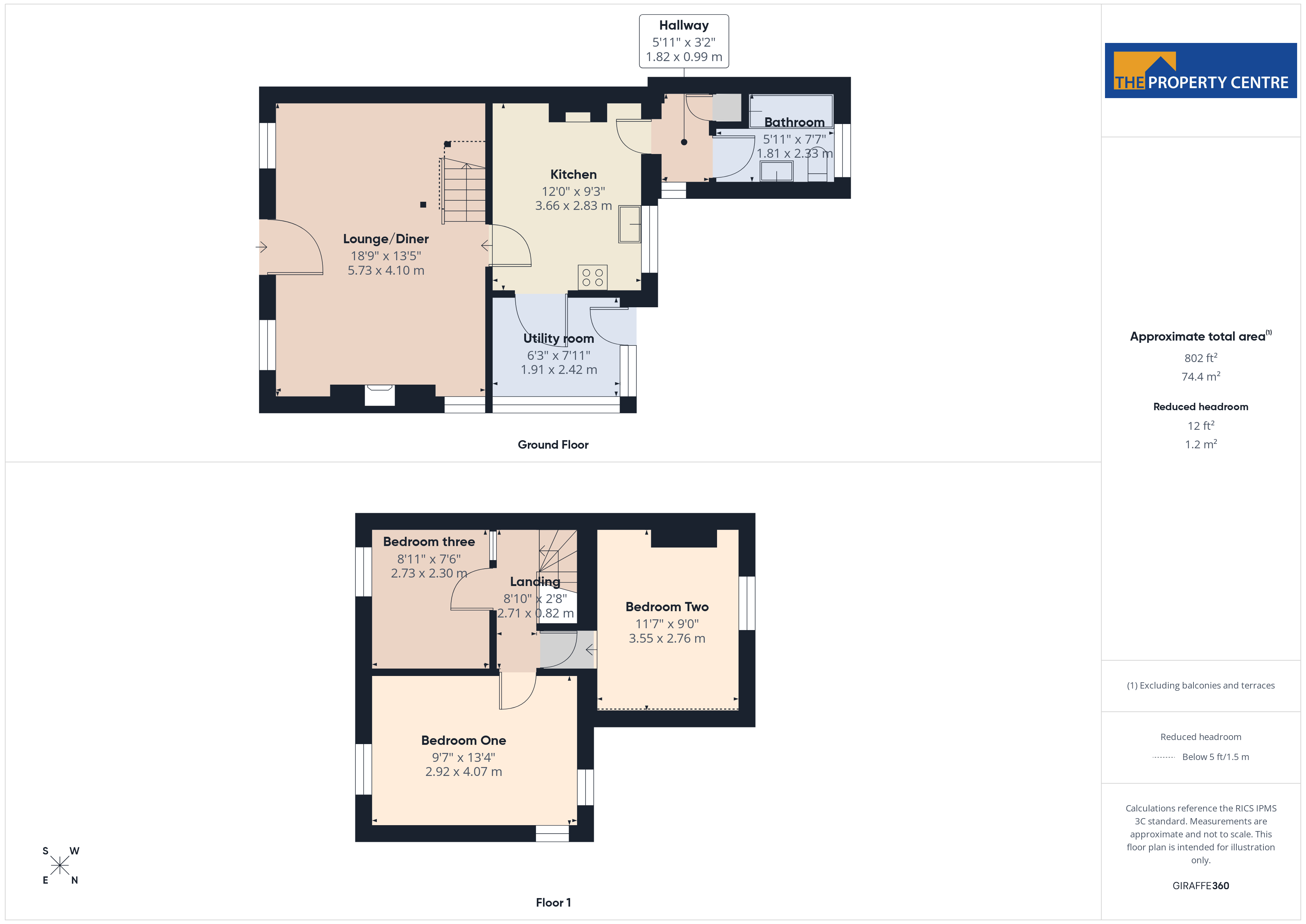 2 Farm Cottages,, Haresfield, Gloucestershire floorplan