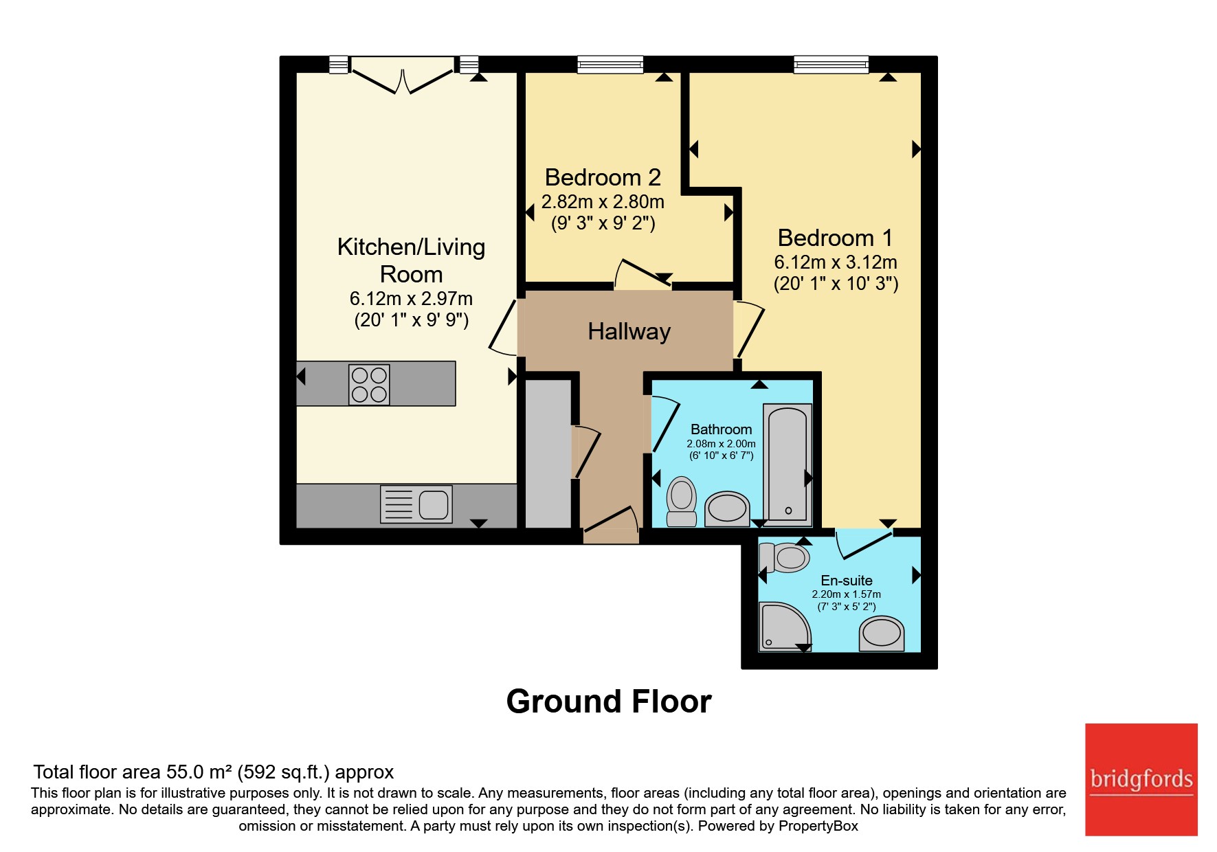 Apartment 3, 28E,, Woodfield Road, Altrincham floorplan