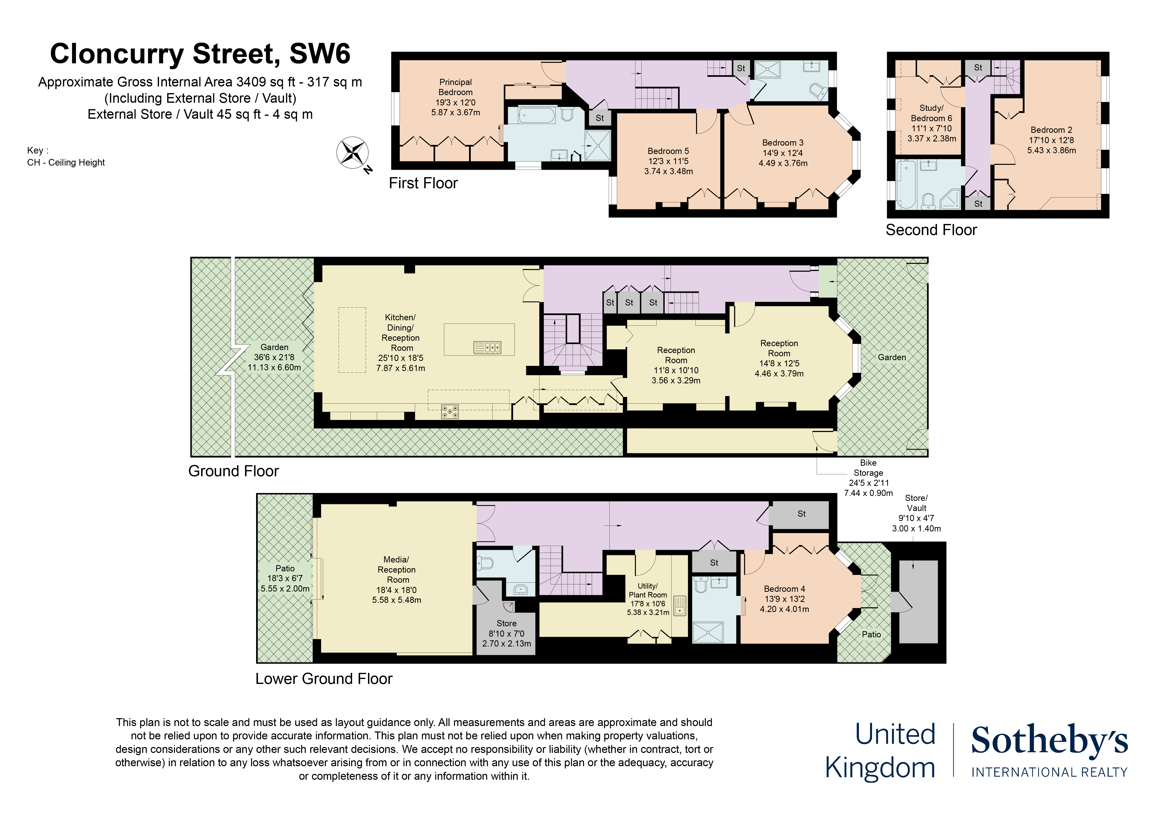 Cloncurry, Cloncurry Street, London floorplan
