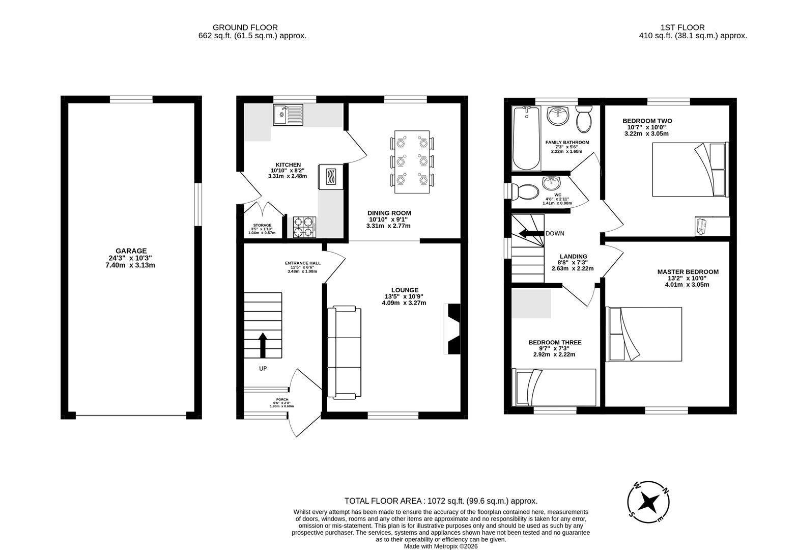 14, Renshaw Drive, Preston floorplan