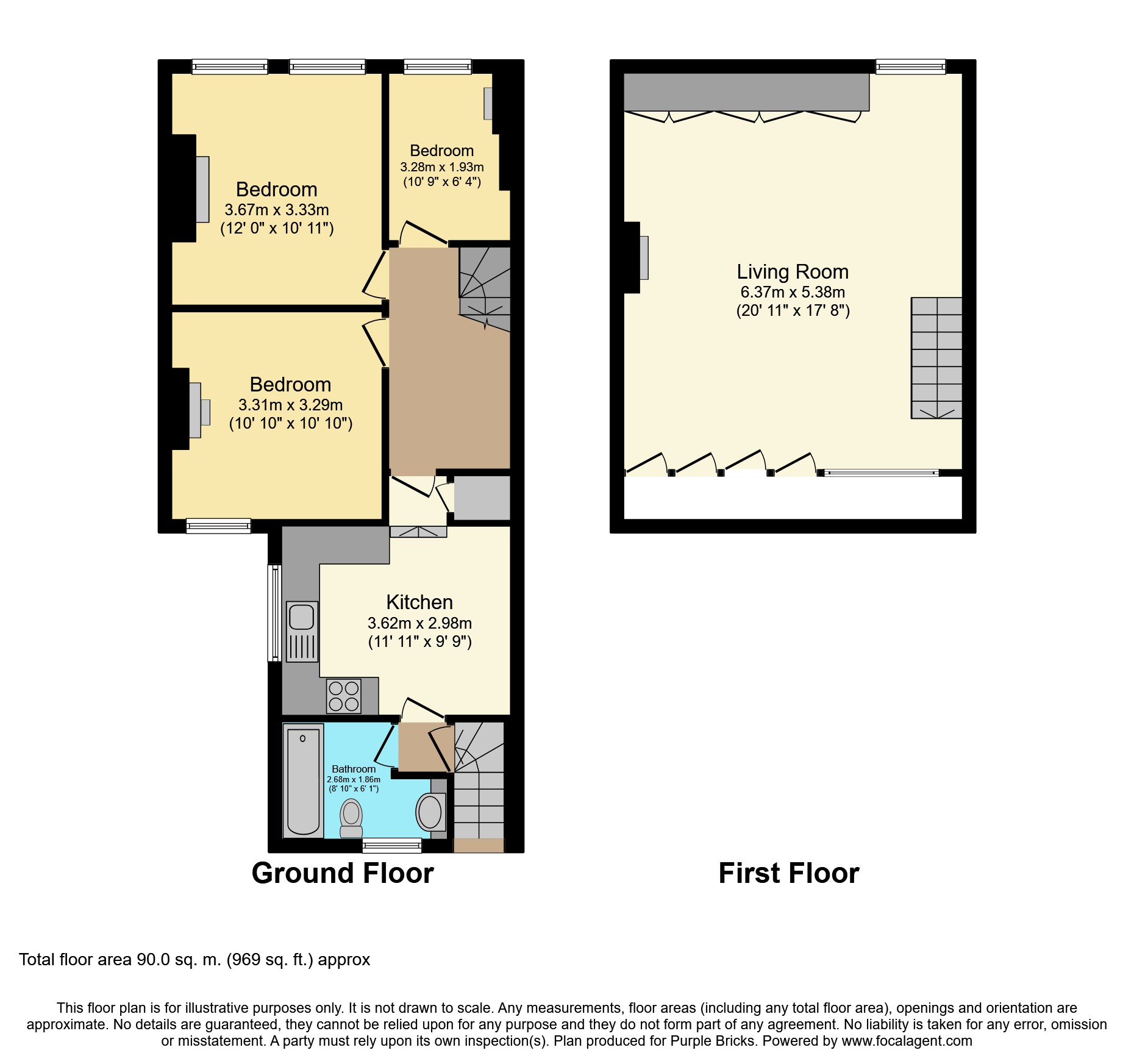 3 Bedrooms Flat for sale in Hailsham Avenue, London SW2