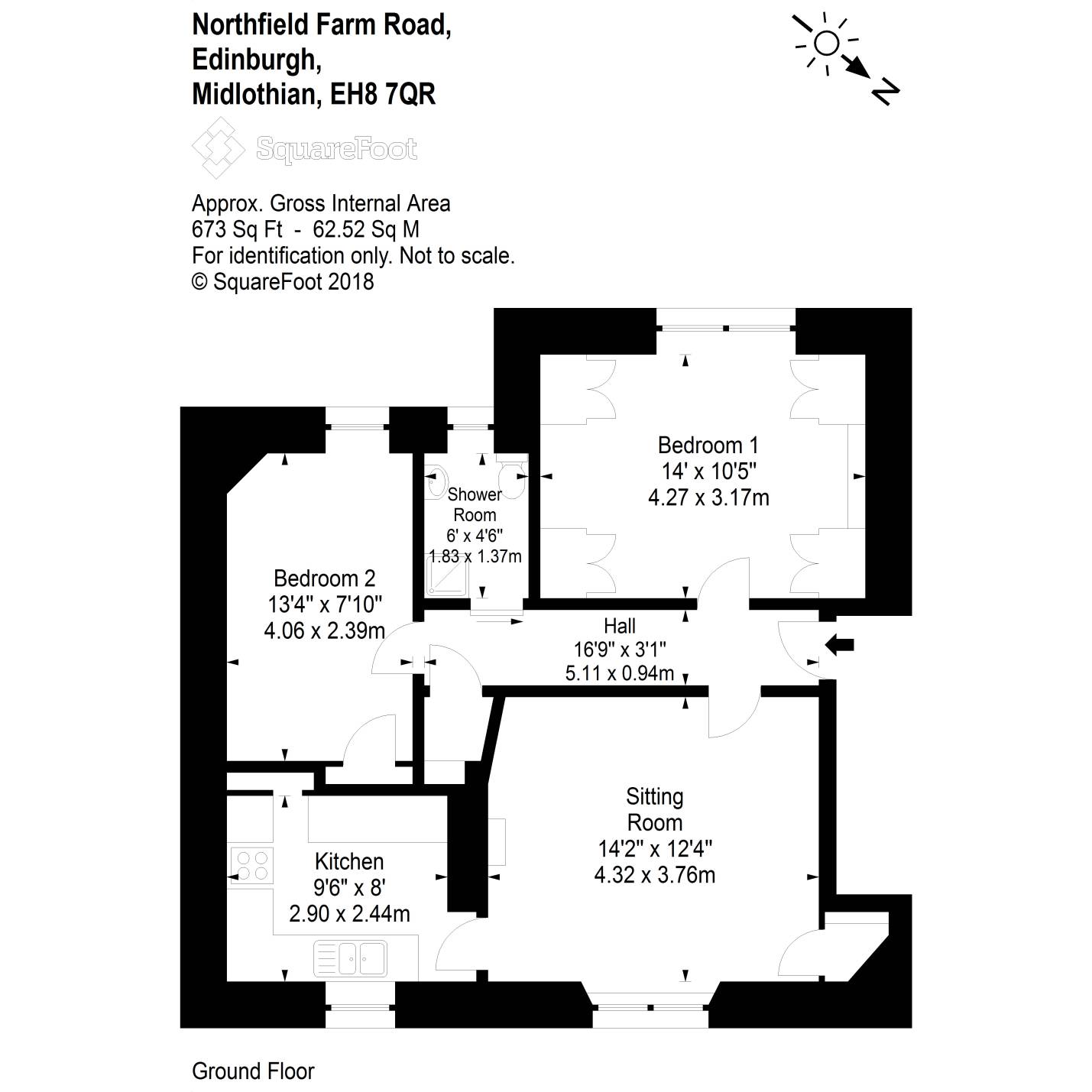 2 Bedrooms Flat for sale in 14/1 Northfield Farm Road, Northfield EH8