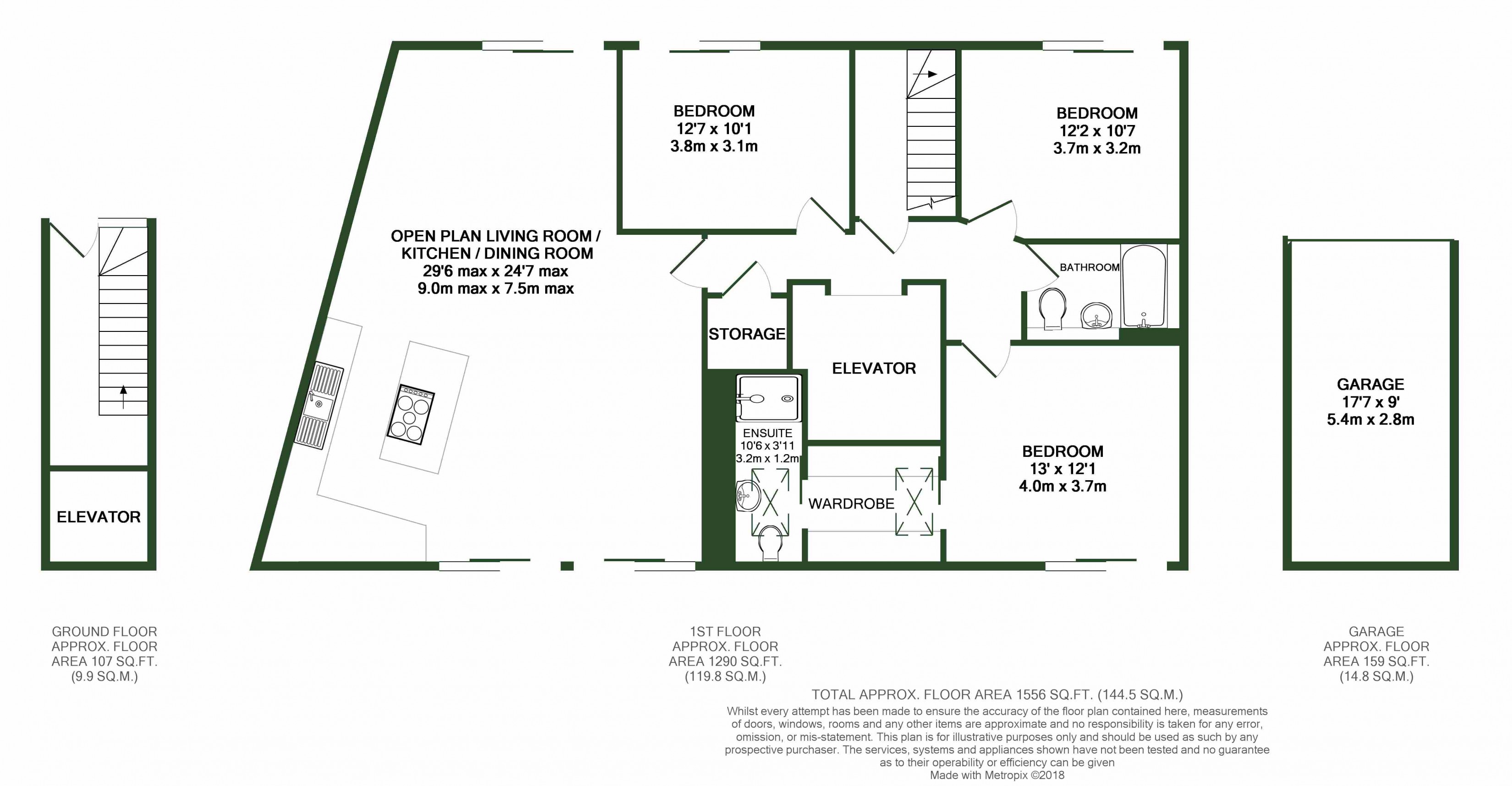 3 Bedrooms Flat for sale in Clearwater Mews, Stour Street, Canterbury CT1