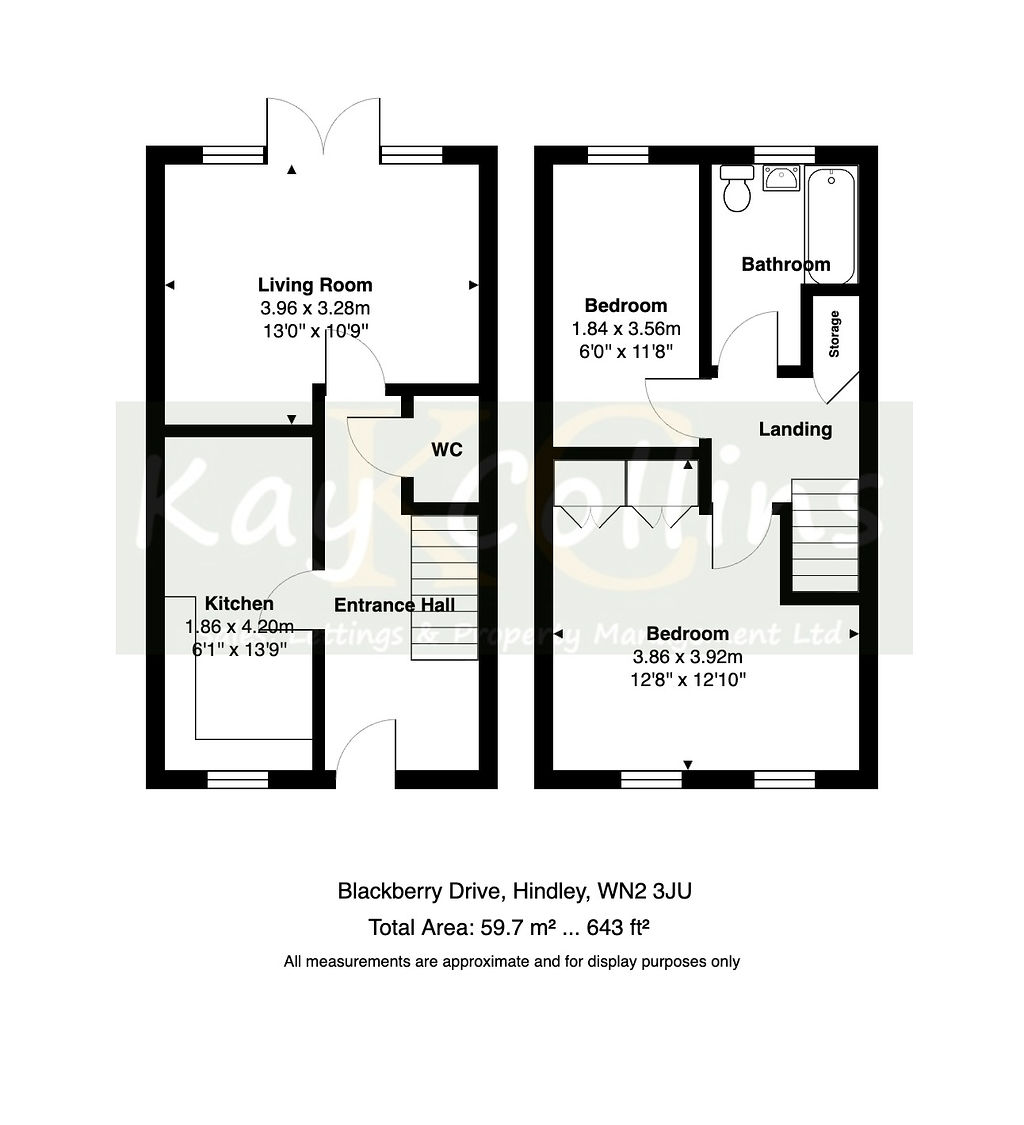 59, Blackberry Drive, Hindley floorplan