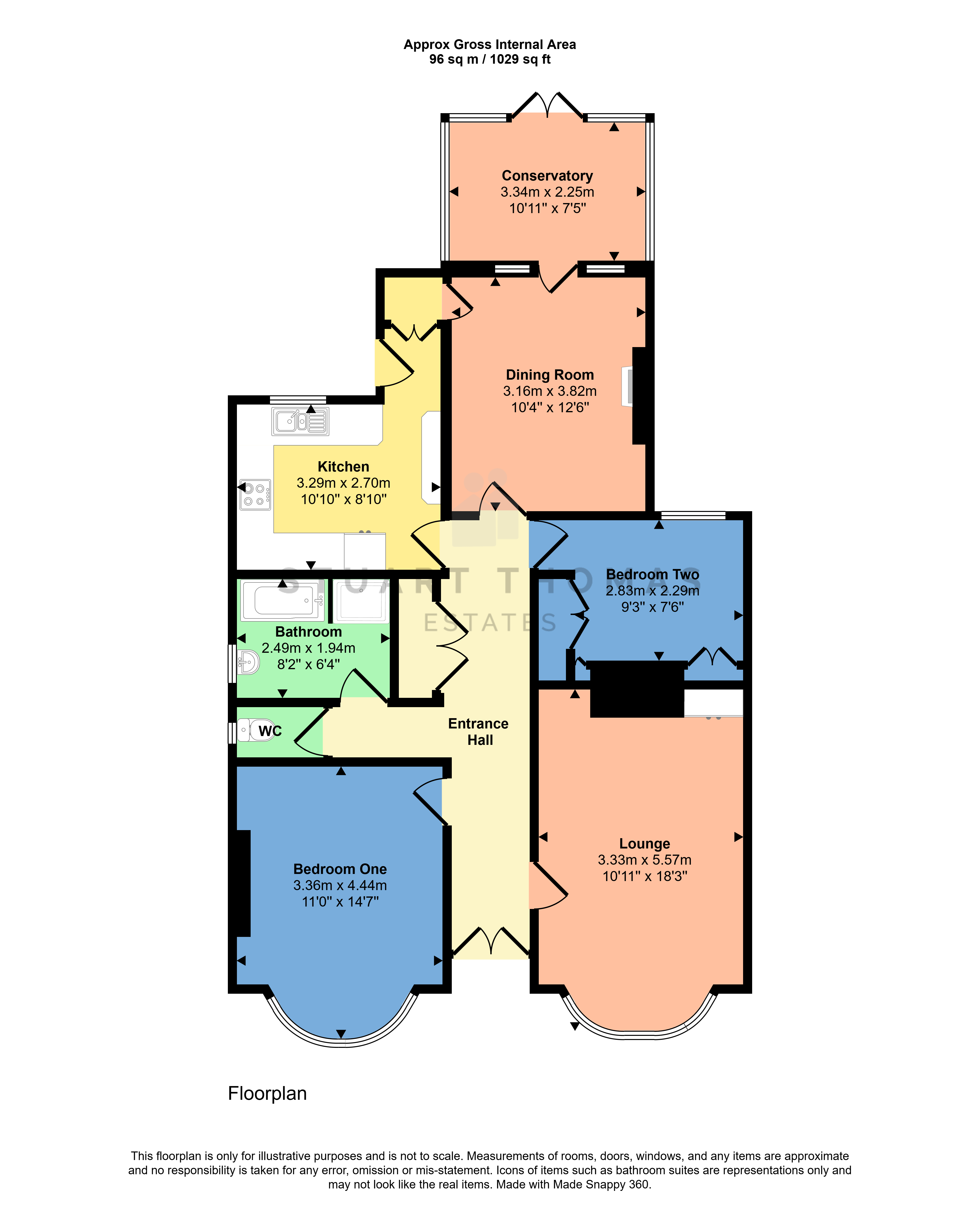 48, Arcadian Gardens, Benfleet floorplan