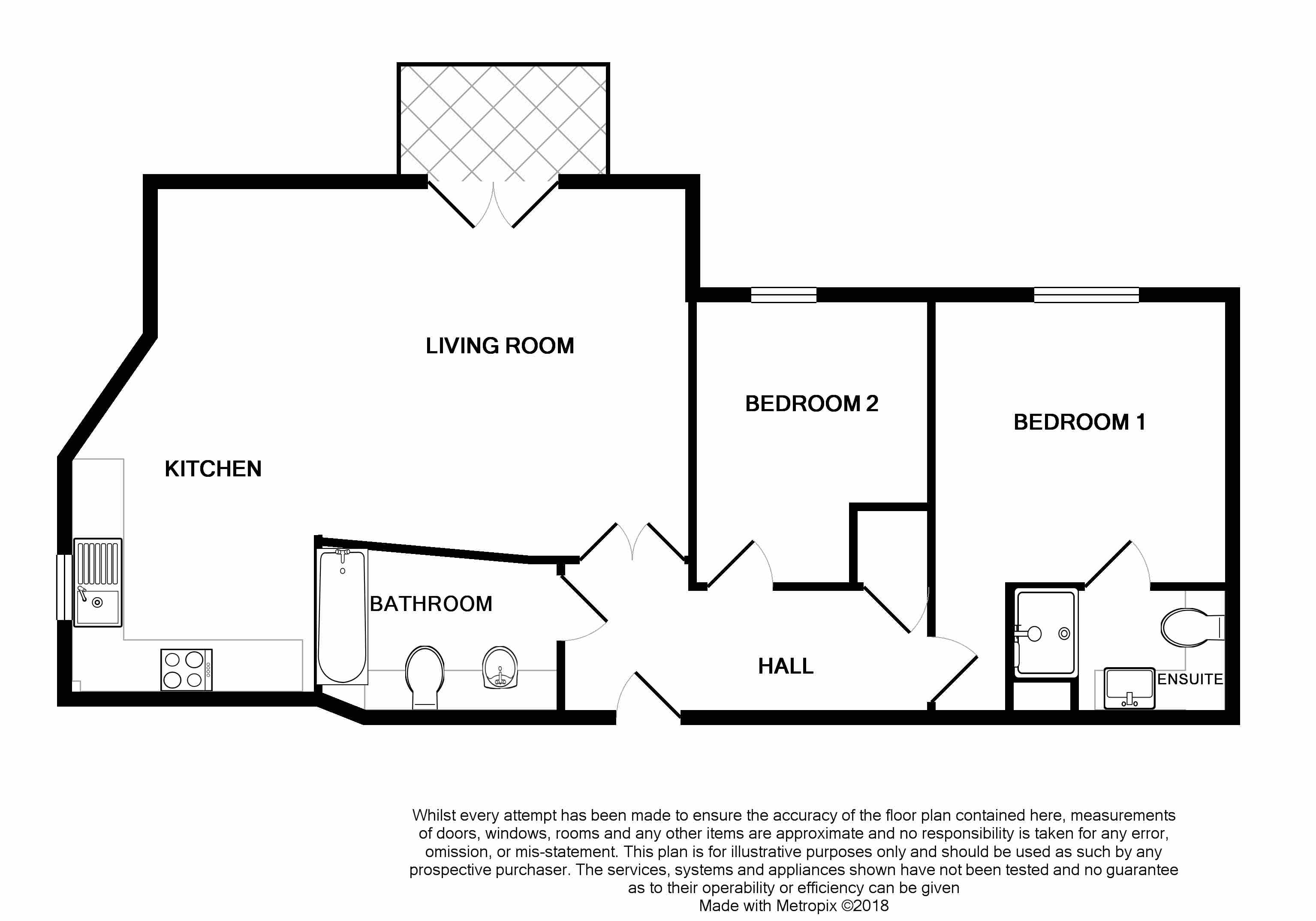 2 Bedrooms Flat to rent in Bell Chase, Aldershot, Hampshire GU11