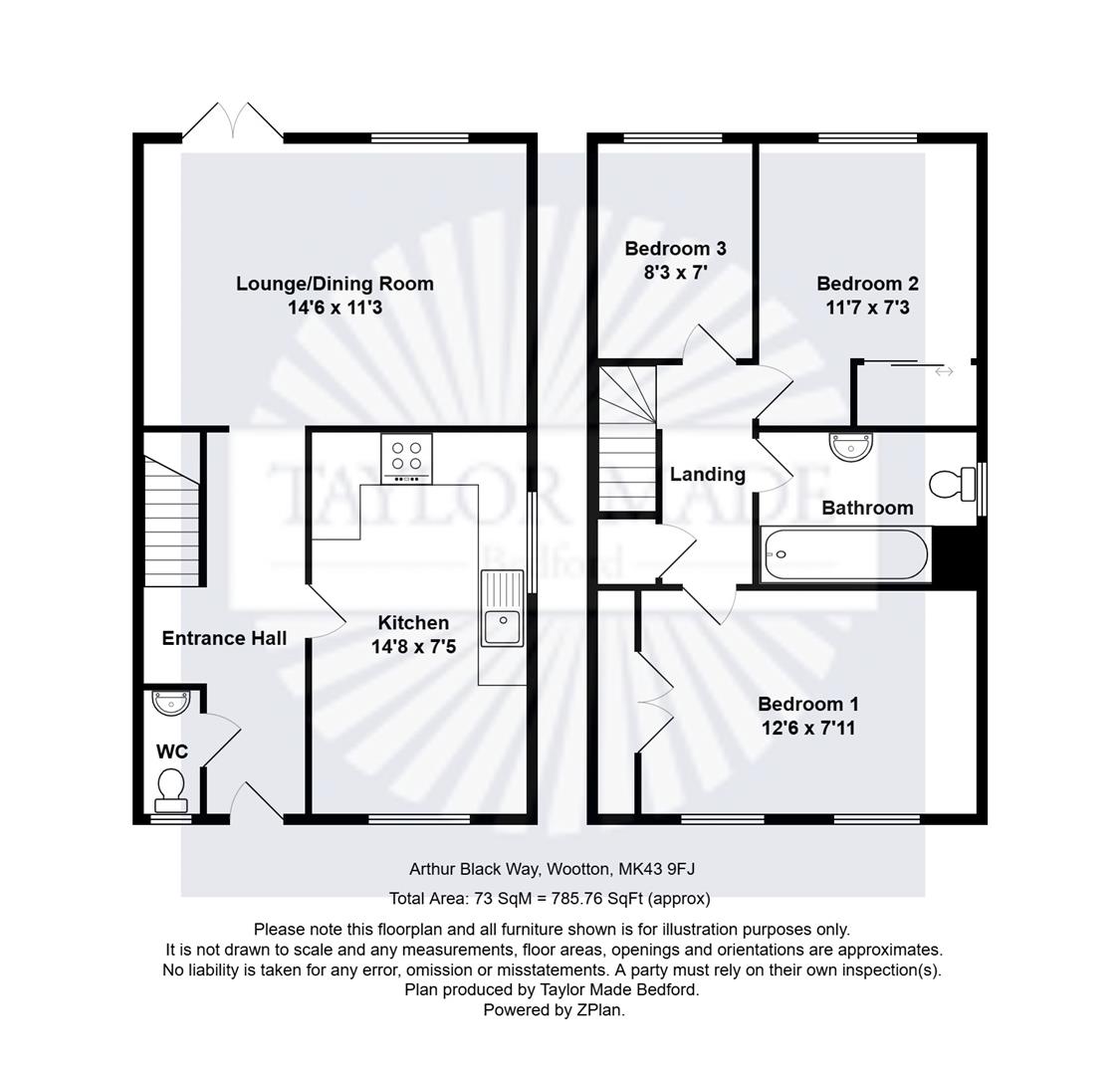 33, Arthur Black Way, Bedford floorplan